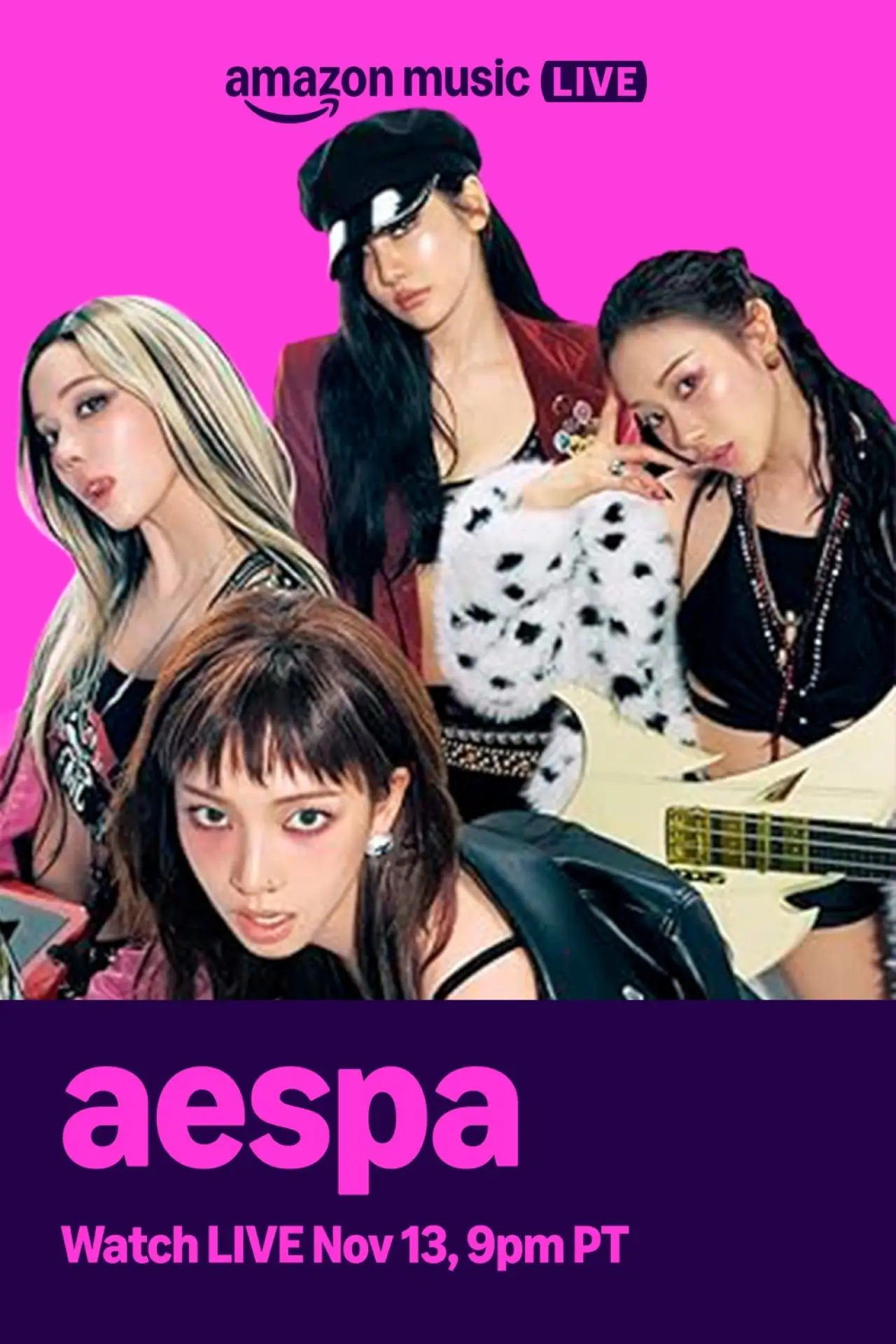 Plakat filmowy "aespa: Amazon Music Live"