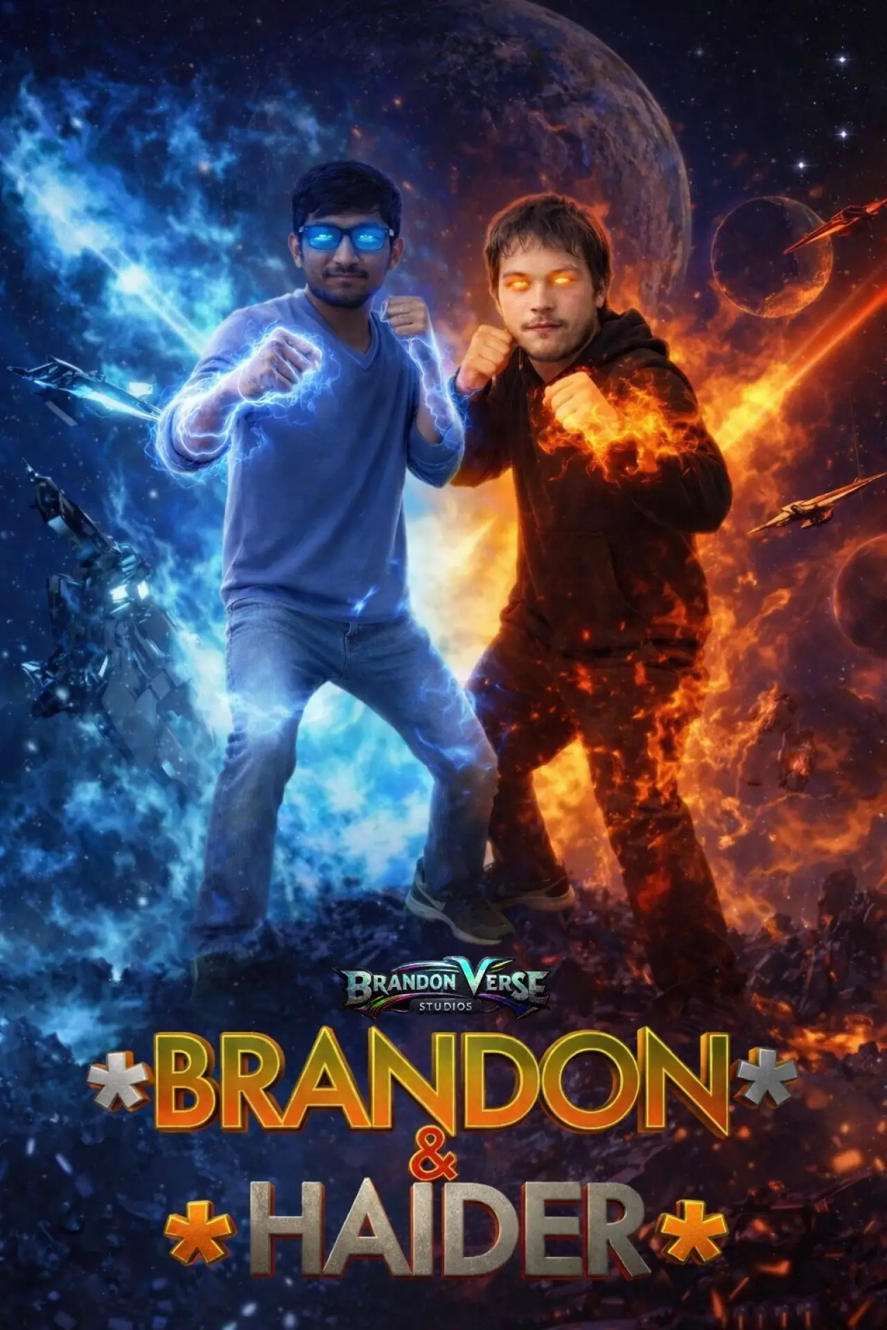 Plakat filmowy "Brandon & Haider"