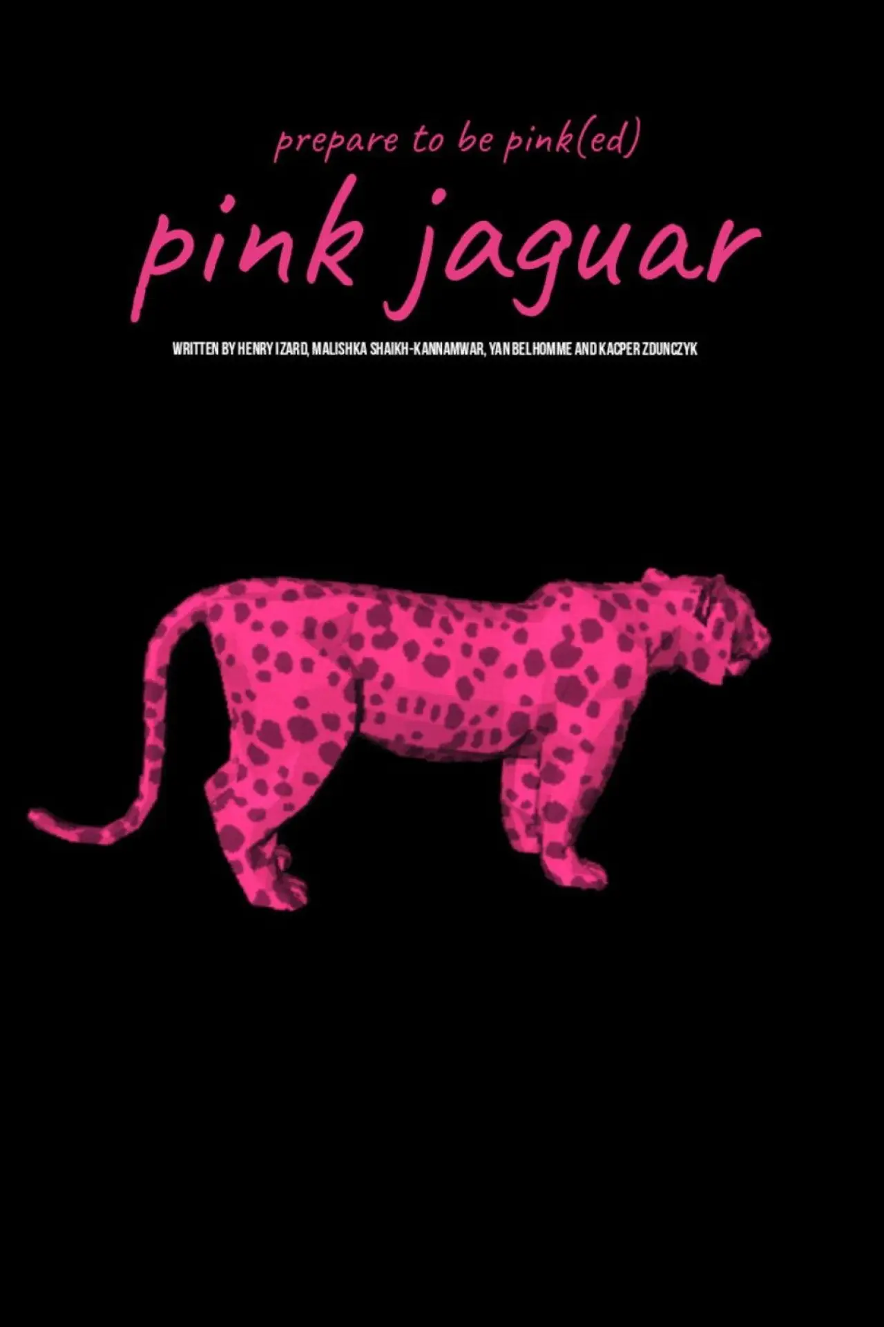 Plakat filmowy "Pink Jaguar"