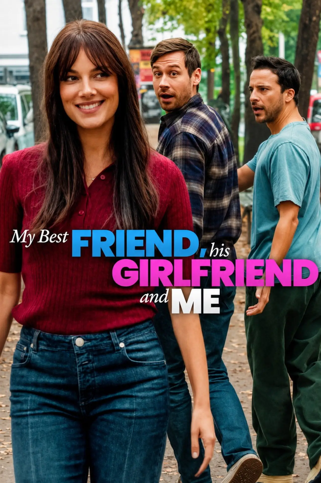Plakat filmowy "Mój najlepszy przyjaciel jego dziewczyna i ja"