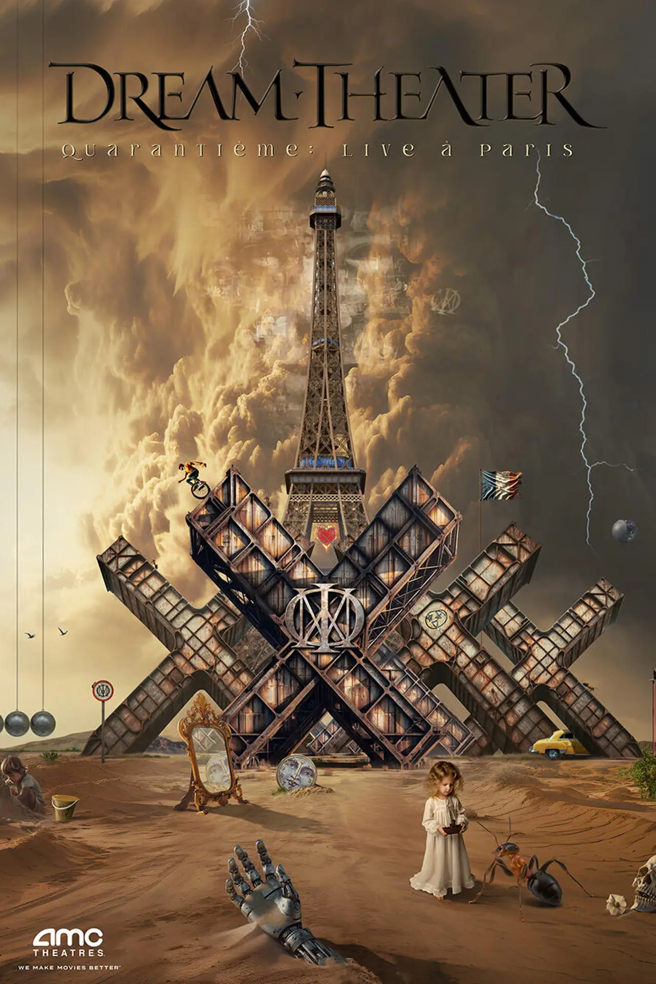 Plakat filmowy "Dream Theater - Quarantième: Live à Paris"