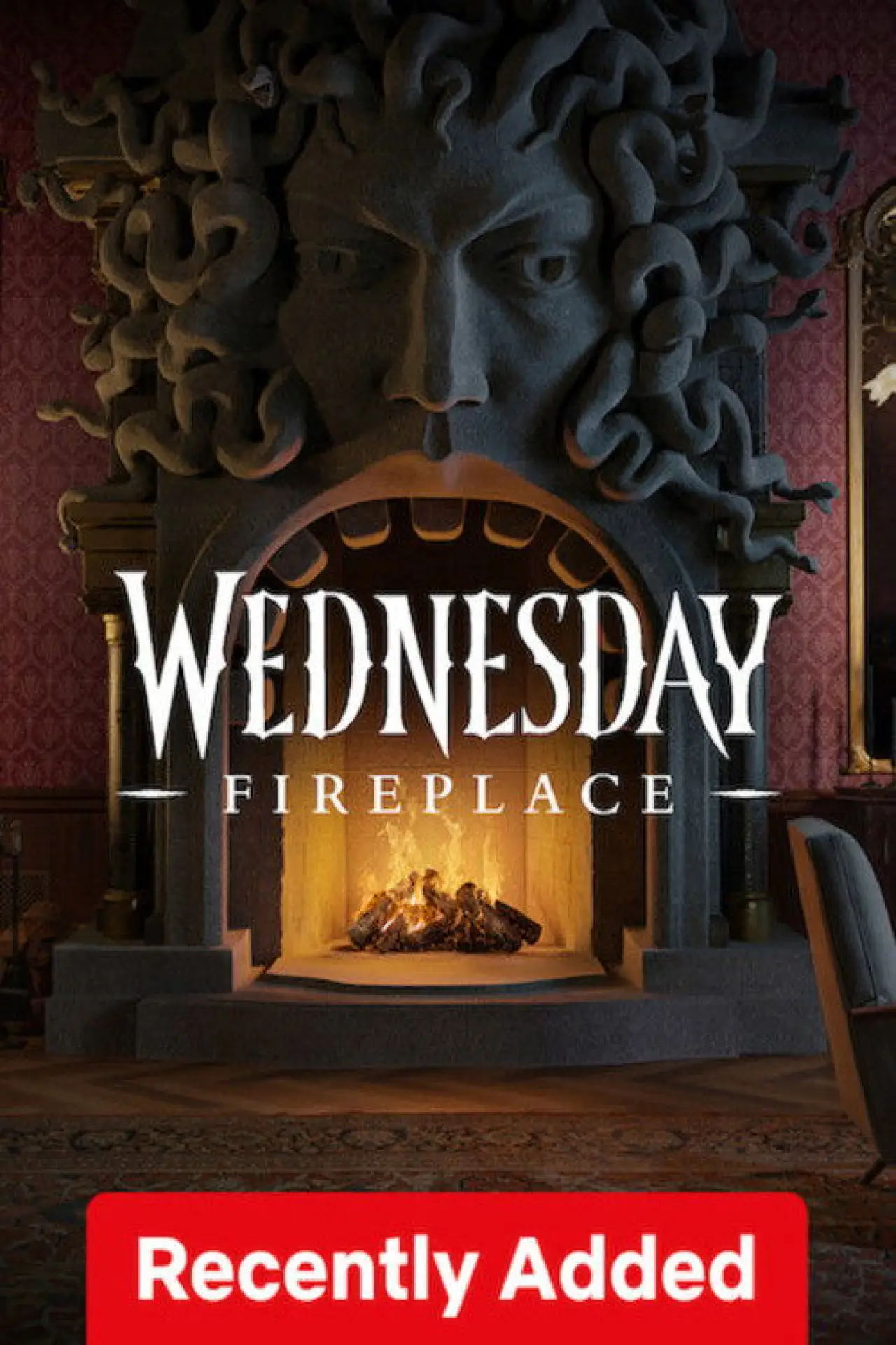 Plakat filmowy "Wednesday: Fireplace"
