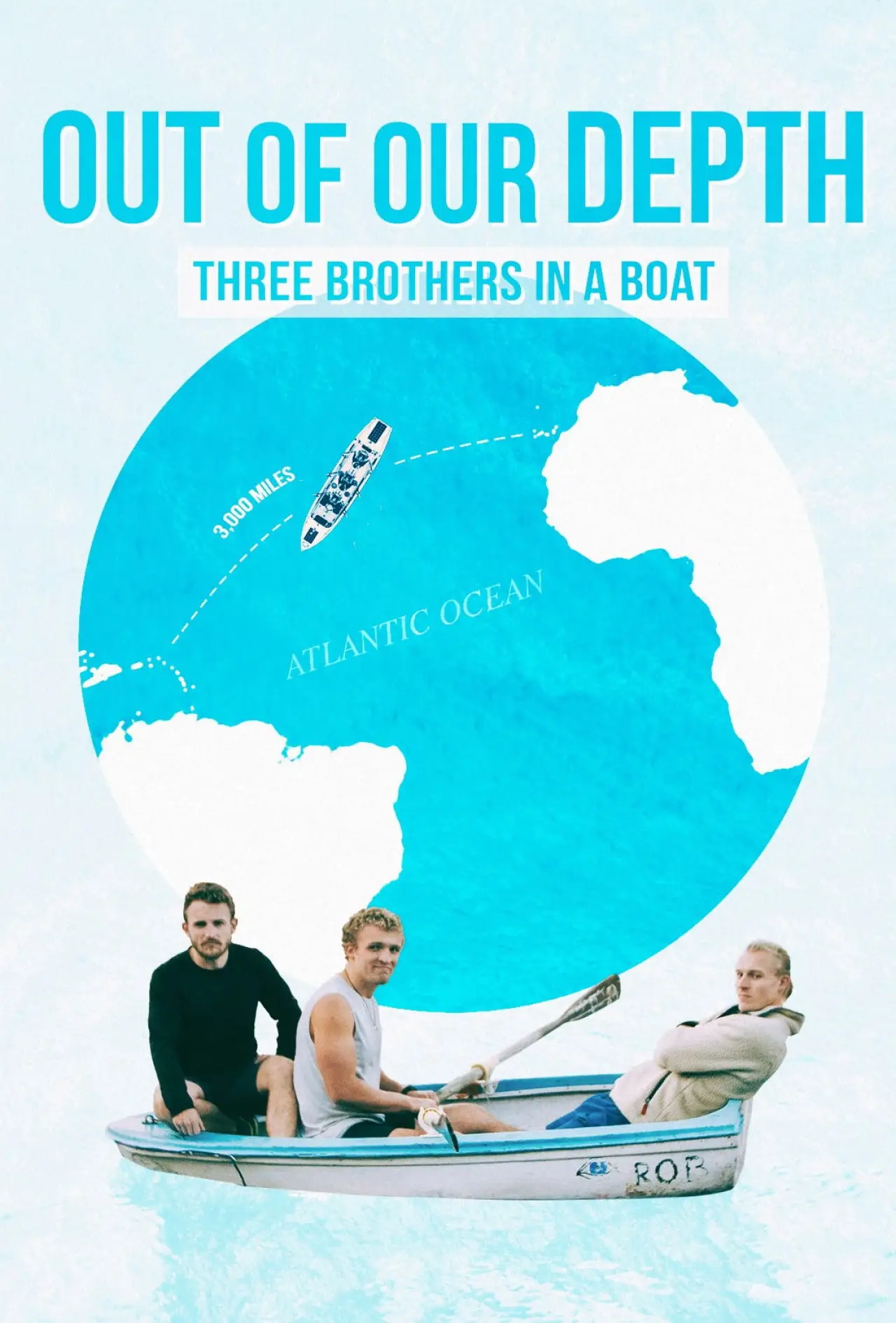 Plakat filmowy "Out of Our Depth: Three Brothers in a Boat"