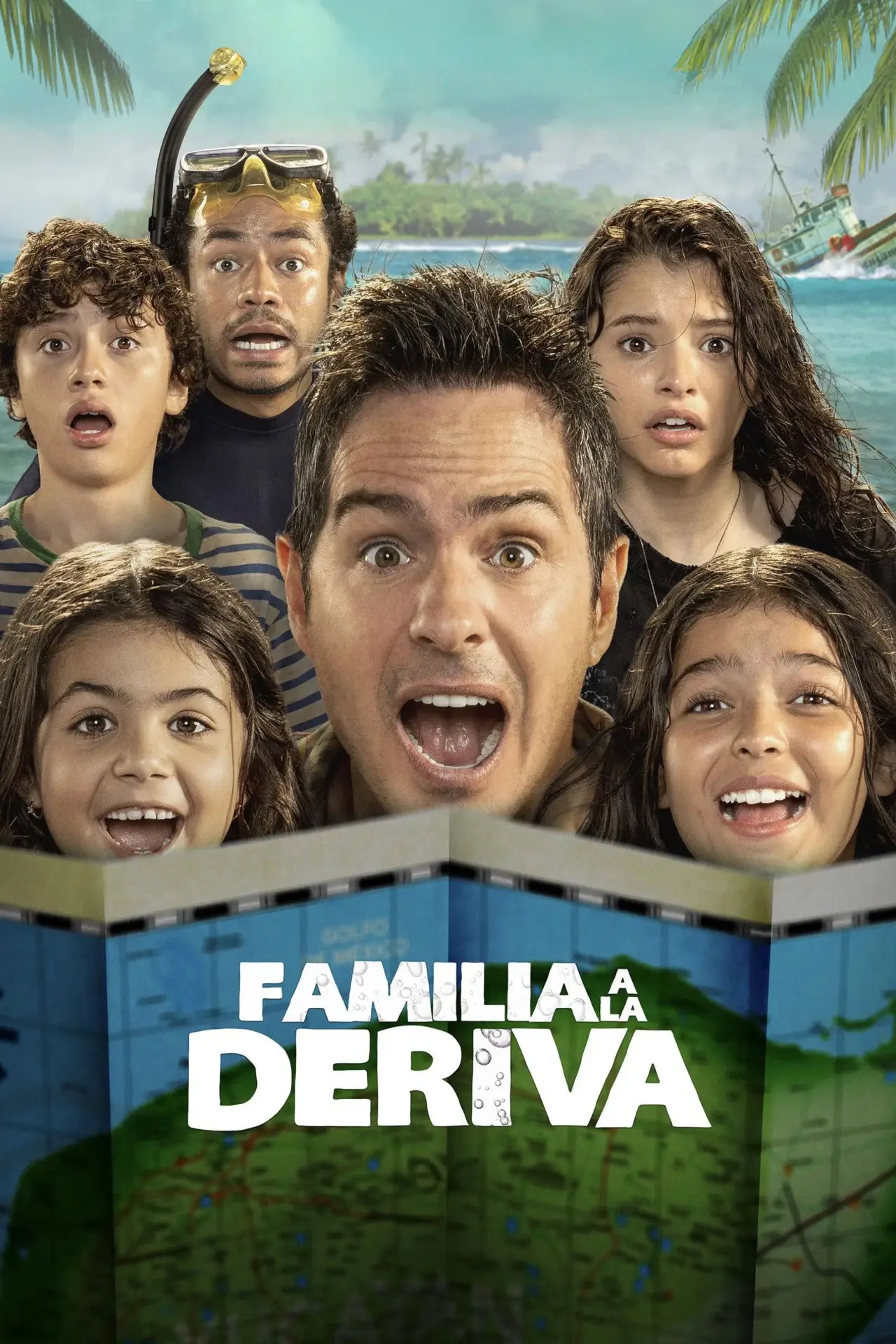 Plakat filmowy "Familia a la Deriva"