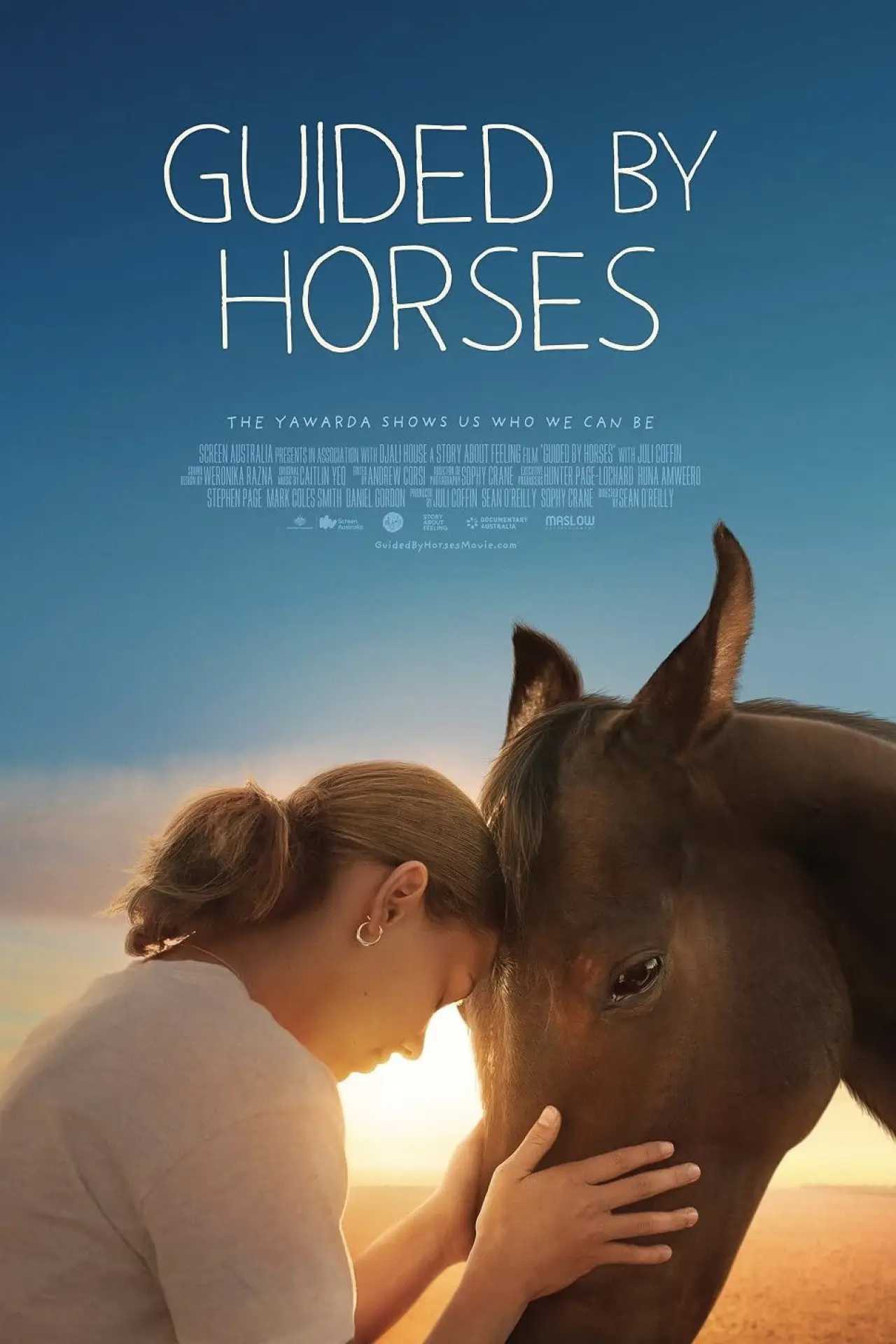 Plakat filmowy "Guided by Horses"