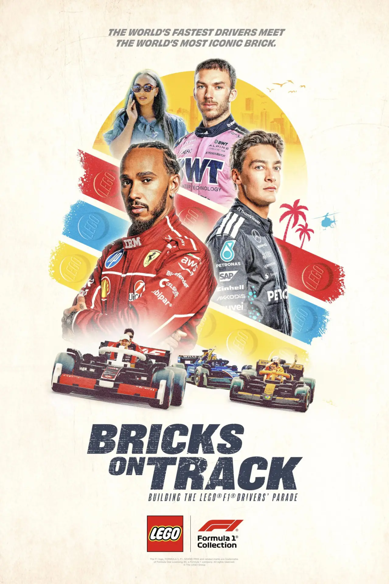 Plakat filmowy "Bricks on Track: Building the LEGO F1 Drivers