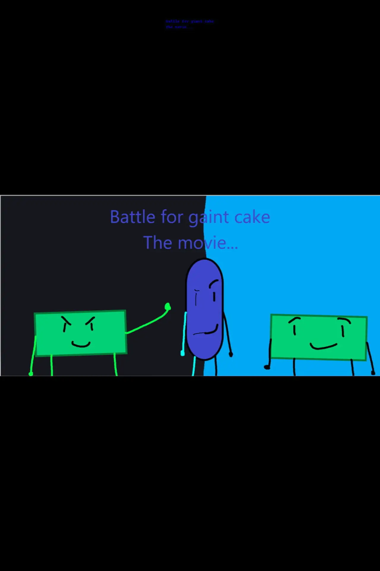 Plakat filmowy "Battle For Giant Cake the movies"