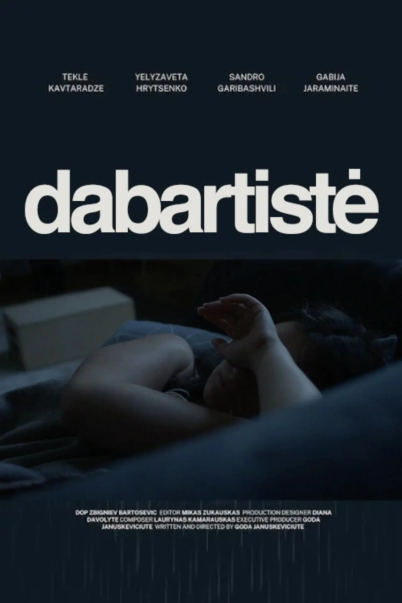 Plakat filmowy "Dabartistė"