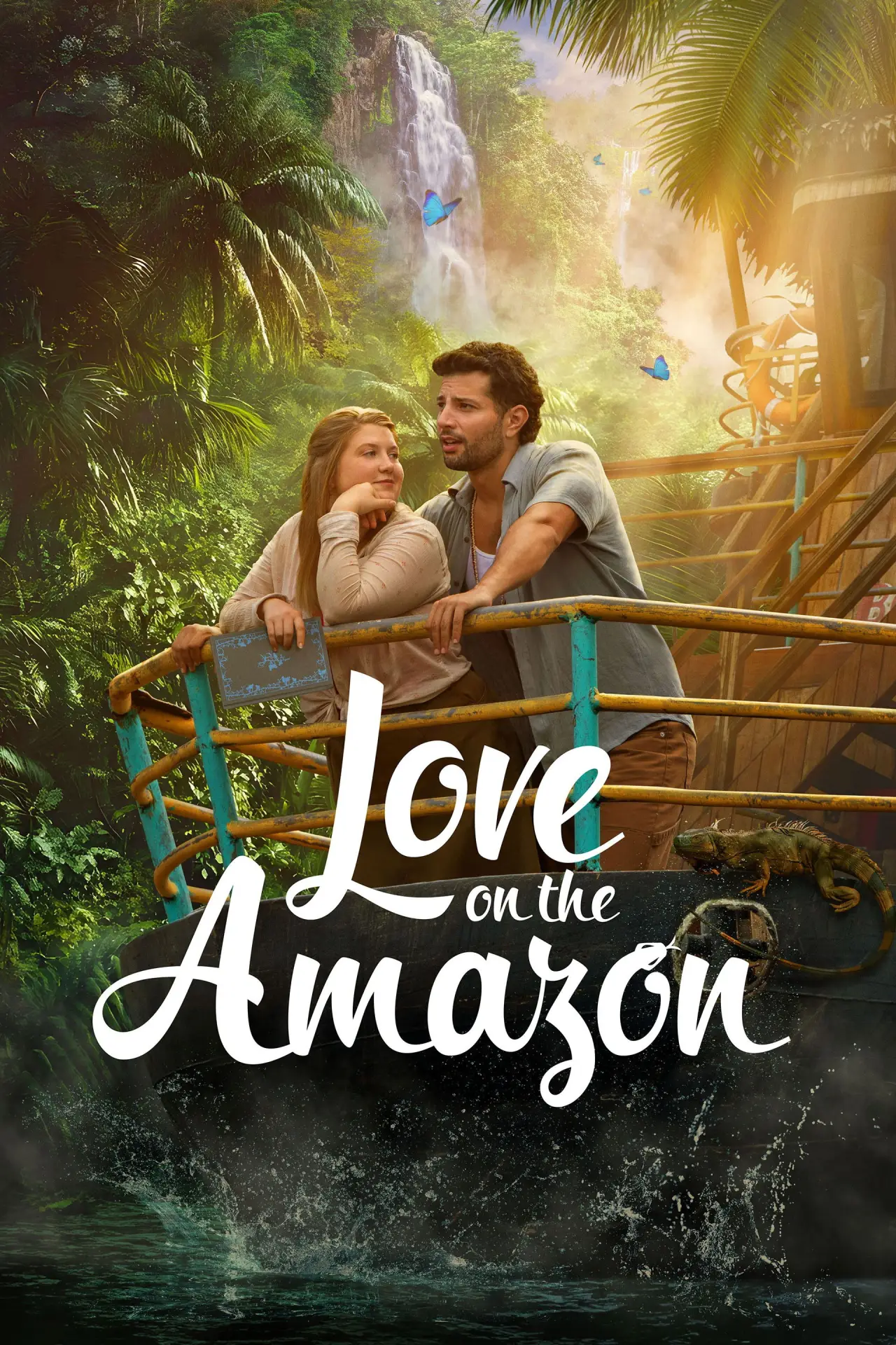 Plakat filmowy "Love on the Amazon"