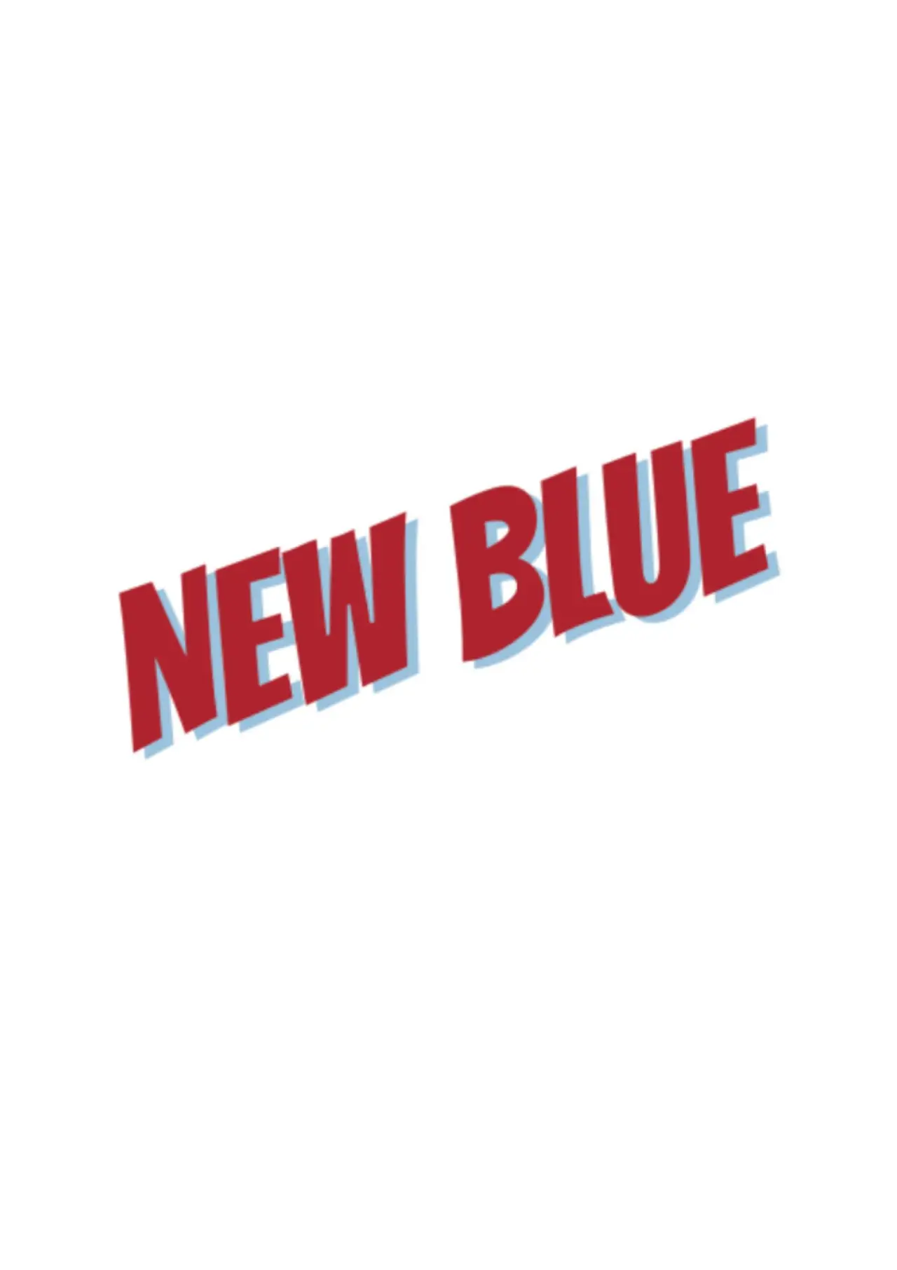 Plakat filmowy "New Blue"
