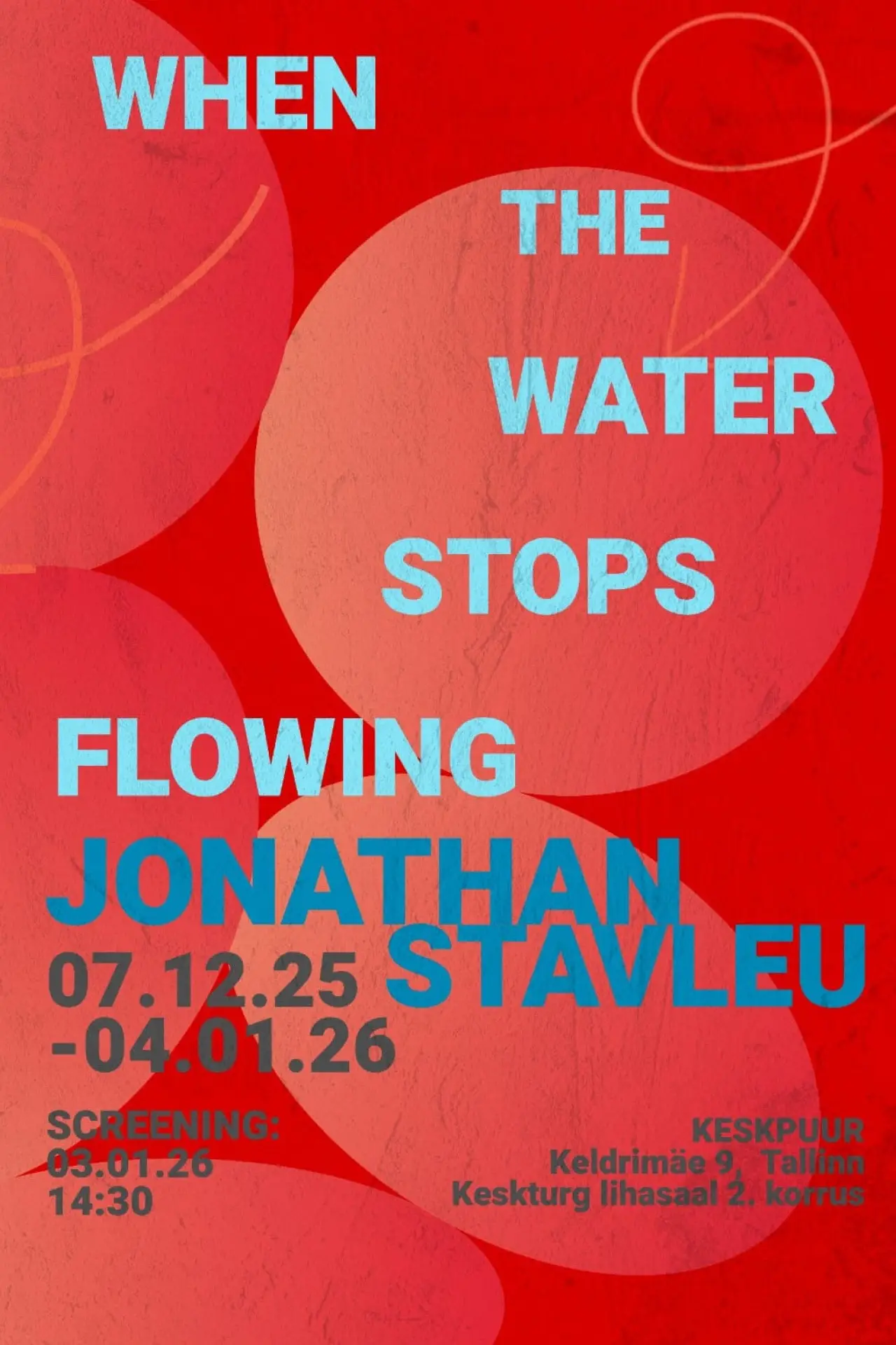 Plakat filmowy "When the Water Stops Flowing"