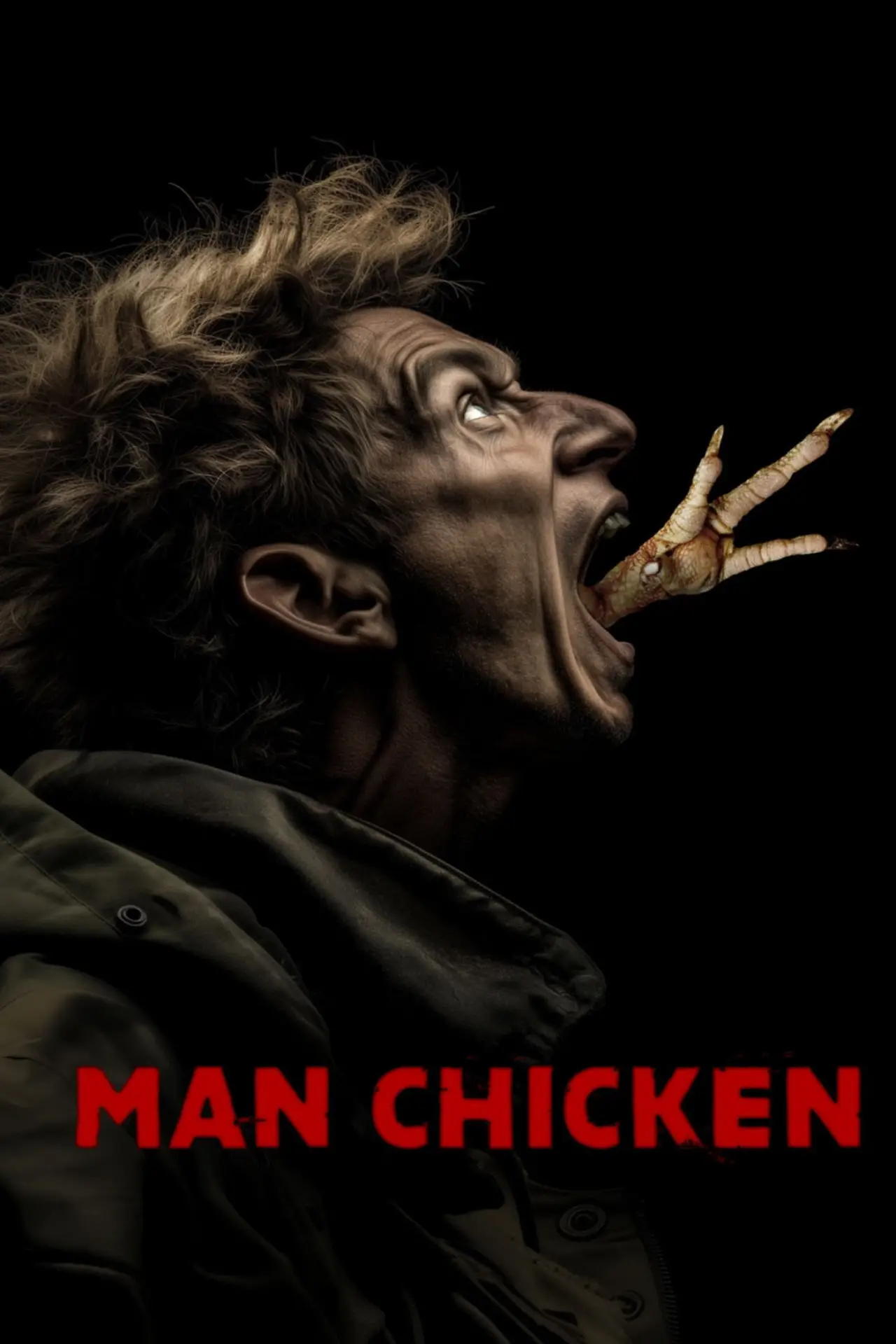 Plakat filmowy "Man Chicken"