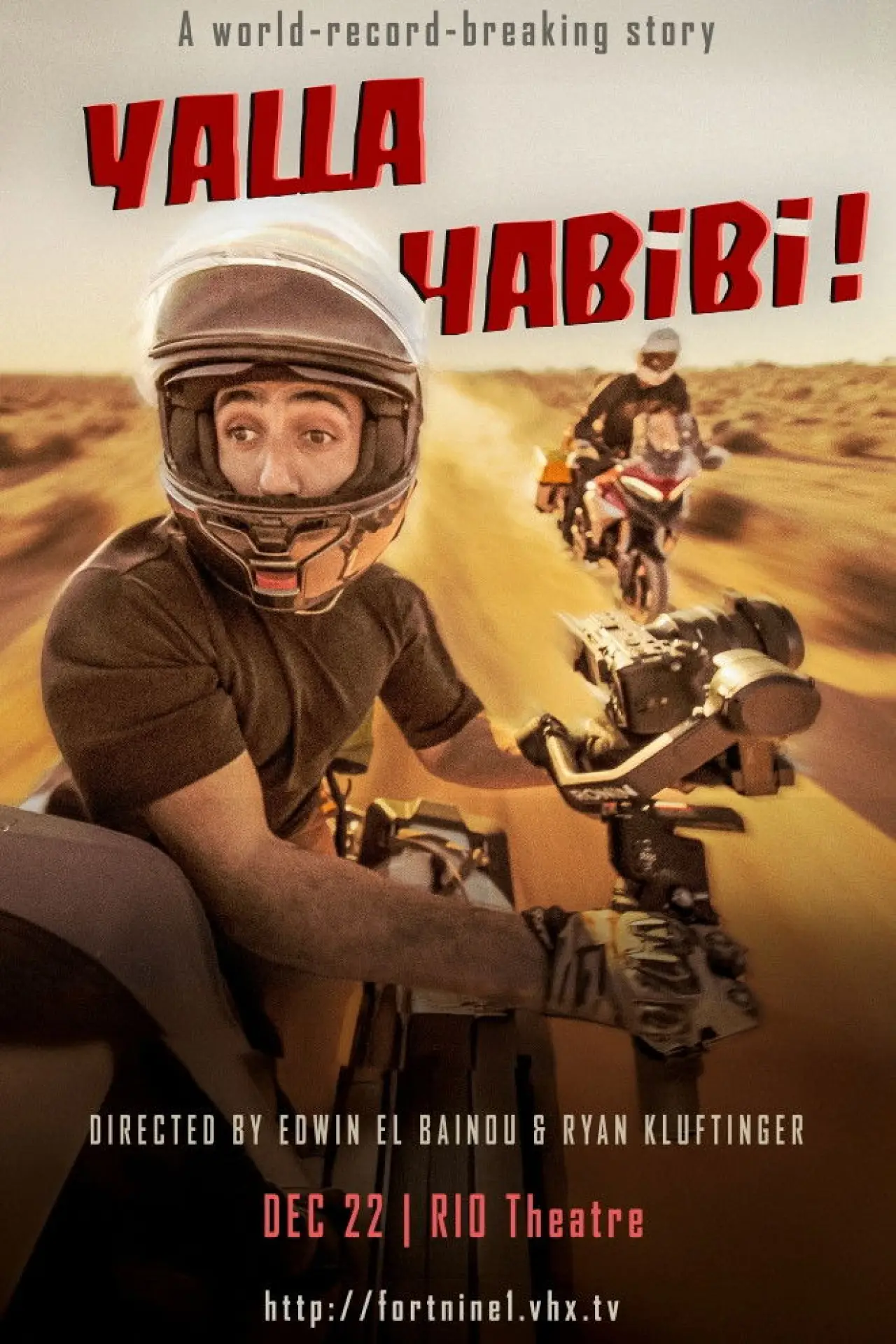 Plakat filmowy "Yalla Habibi!"