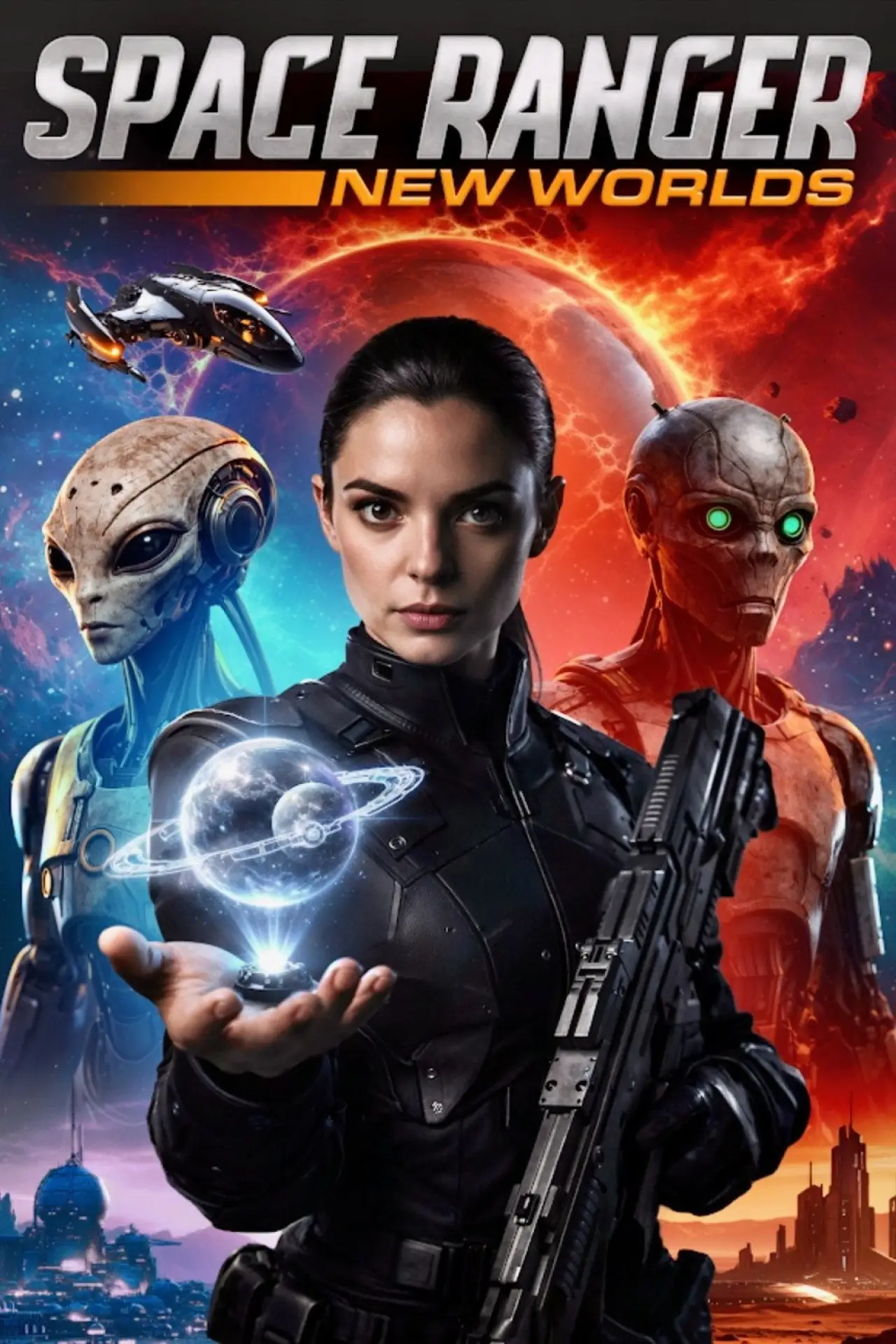 Plakat filmowy "Space Ranger: New Worlds"