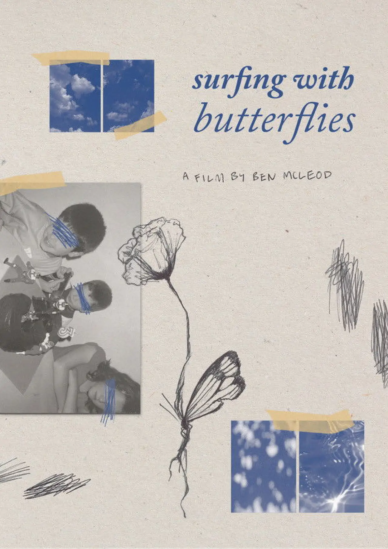 Plakat filmowy "Reel #1: Surfing with Butterflies"