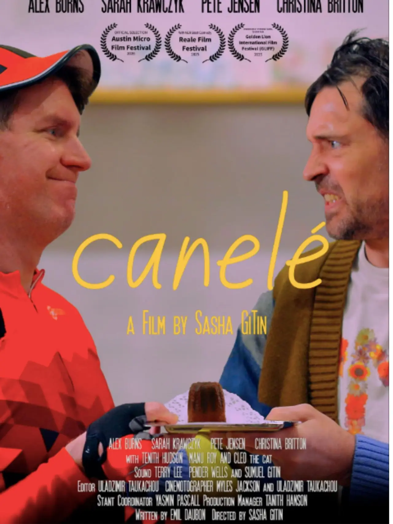 Plakat filmowy "Canelé"