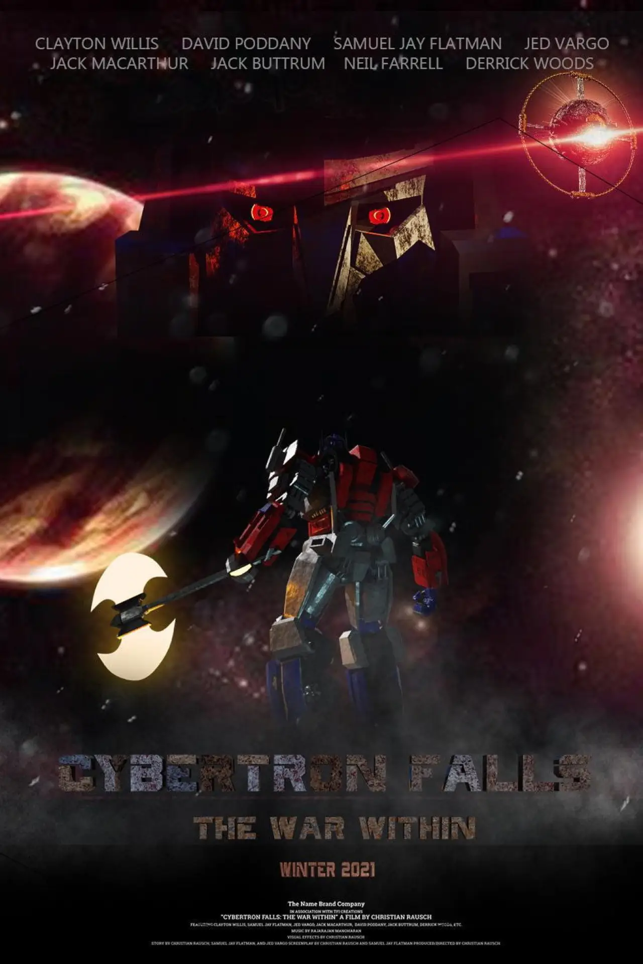 Plakat filmowy "Cybertron Falls: The War Within"