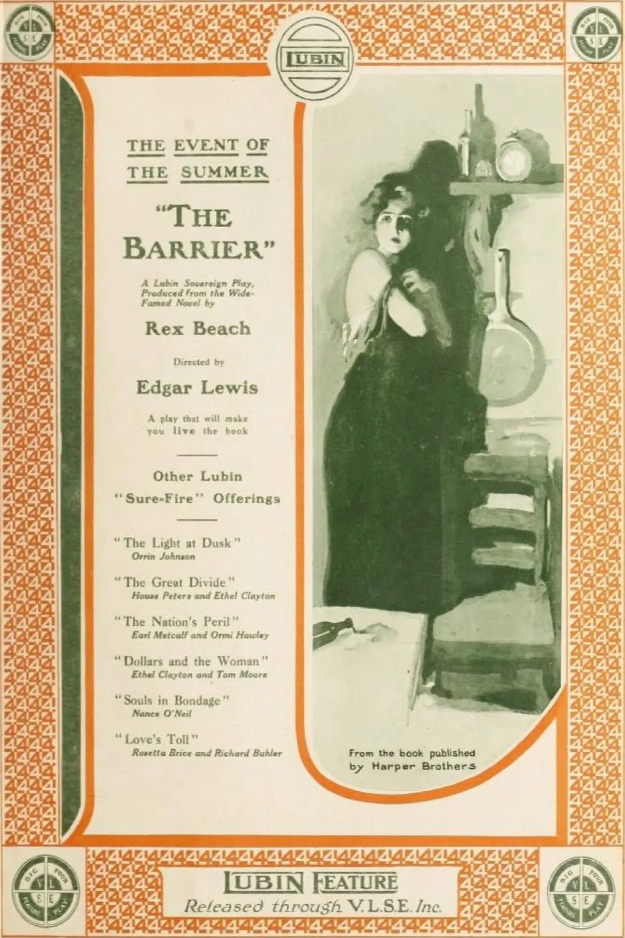 Plakat filmowy "The Barrier"