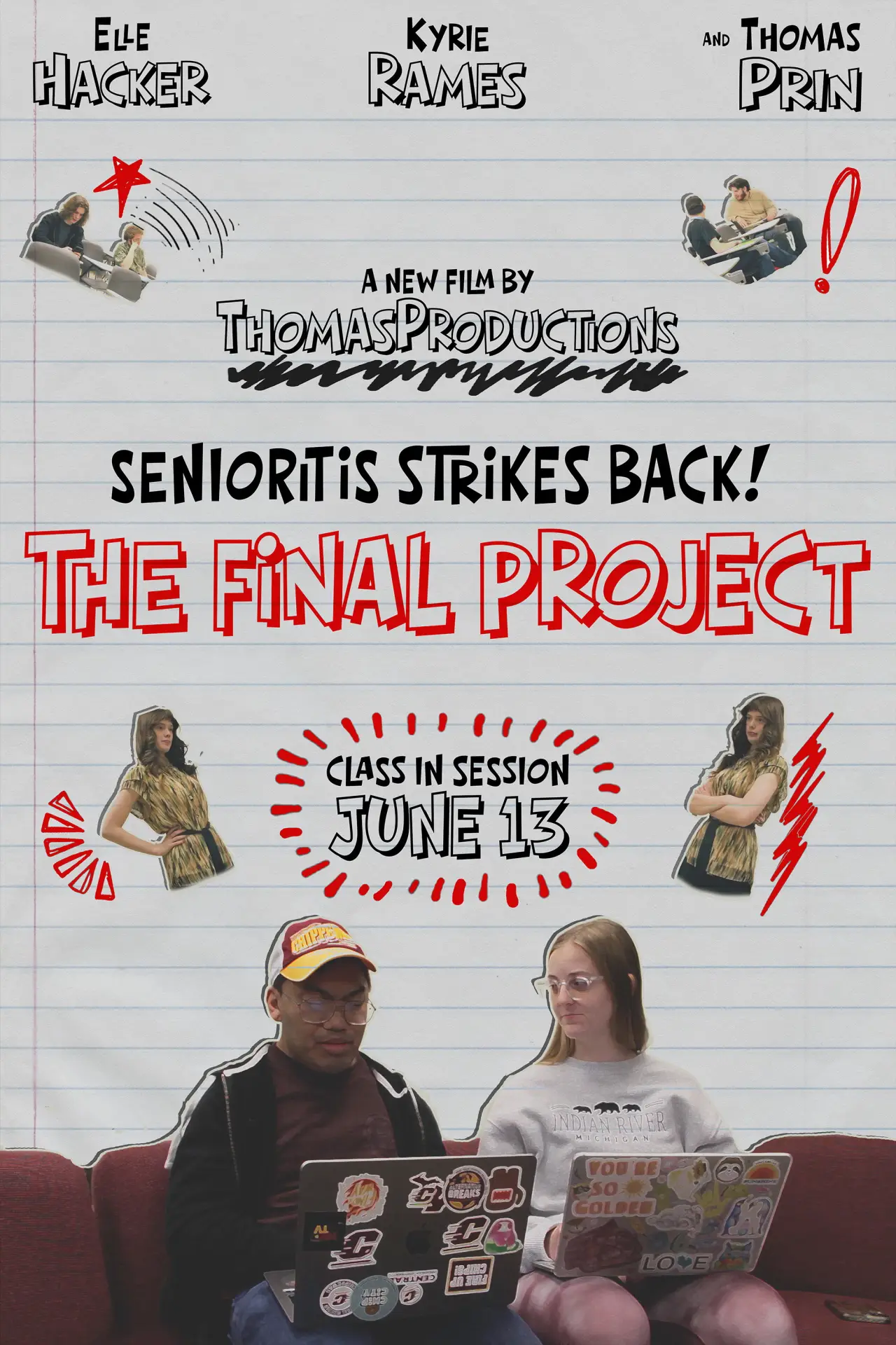 Plakat filmowy "Senioritis Stirkes! 2: The Final Project"
