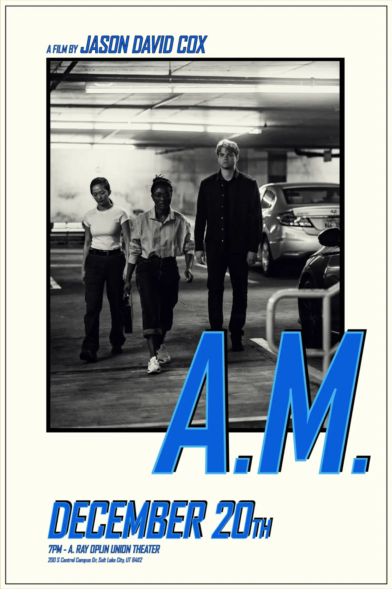 Plakat filmowy "A.M."