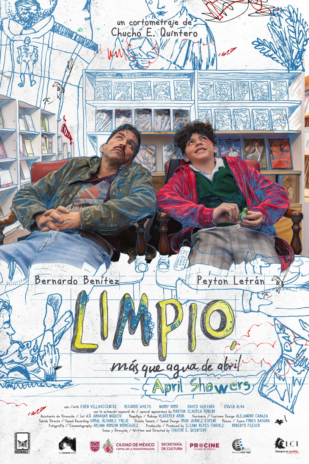 Plakat filmowy "Limpio, más que agua de abril"