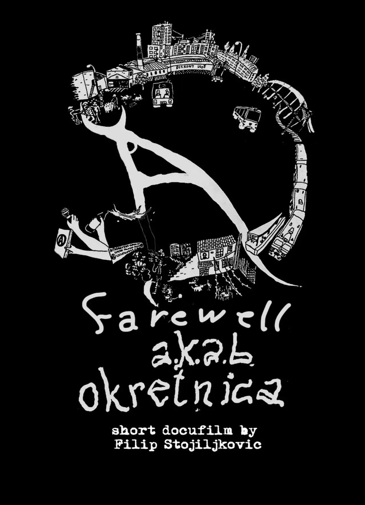 Plakat filmowy "Farewell AKAB Okretnica"