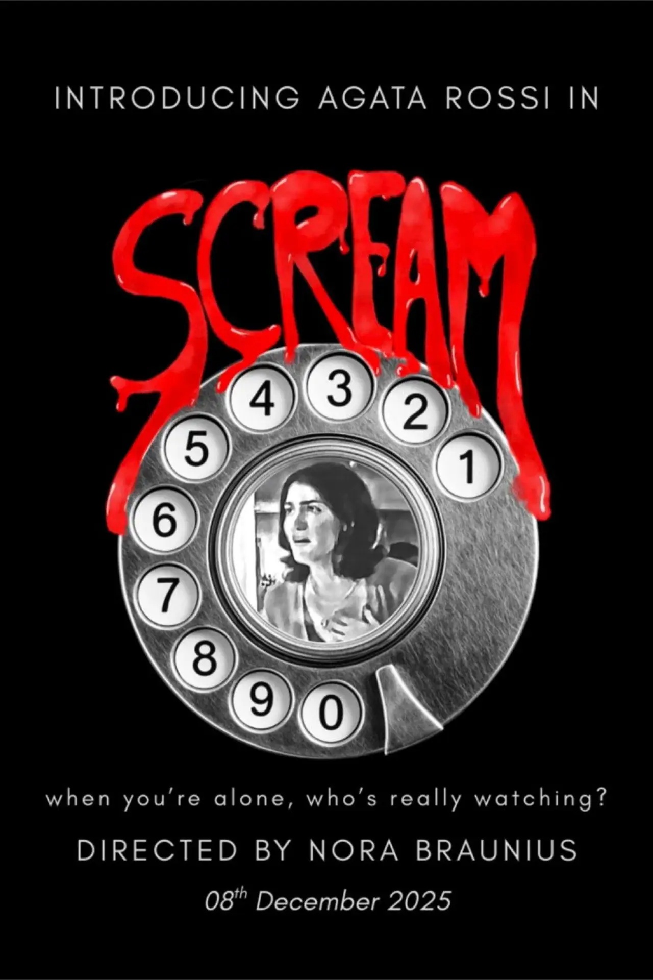 Plakat filmowy "Scream"