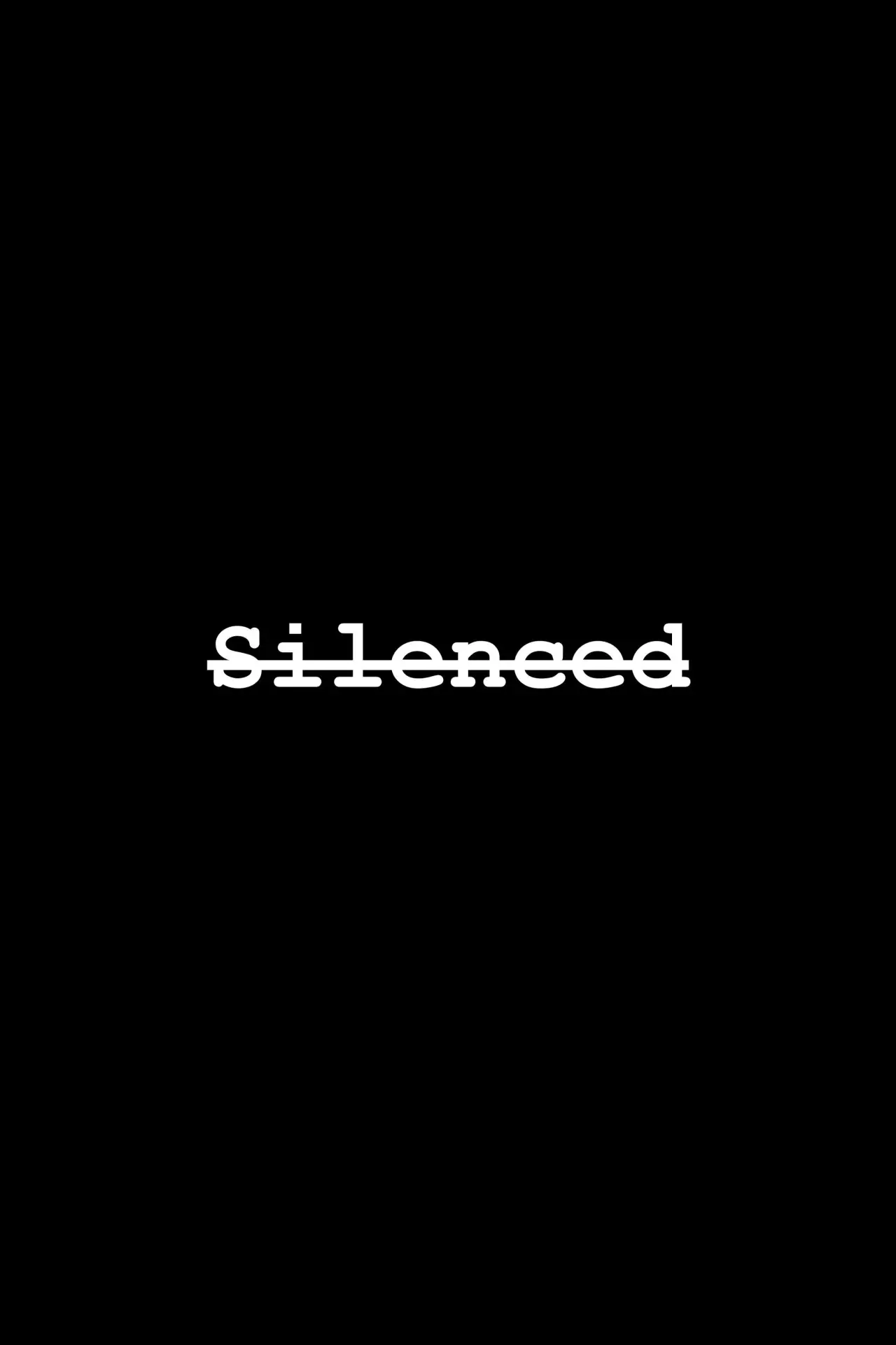 Plakat filmowy "Silenced"