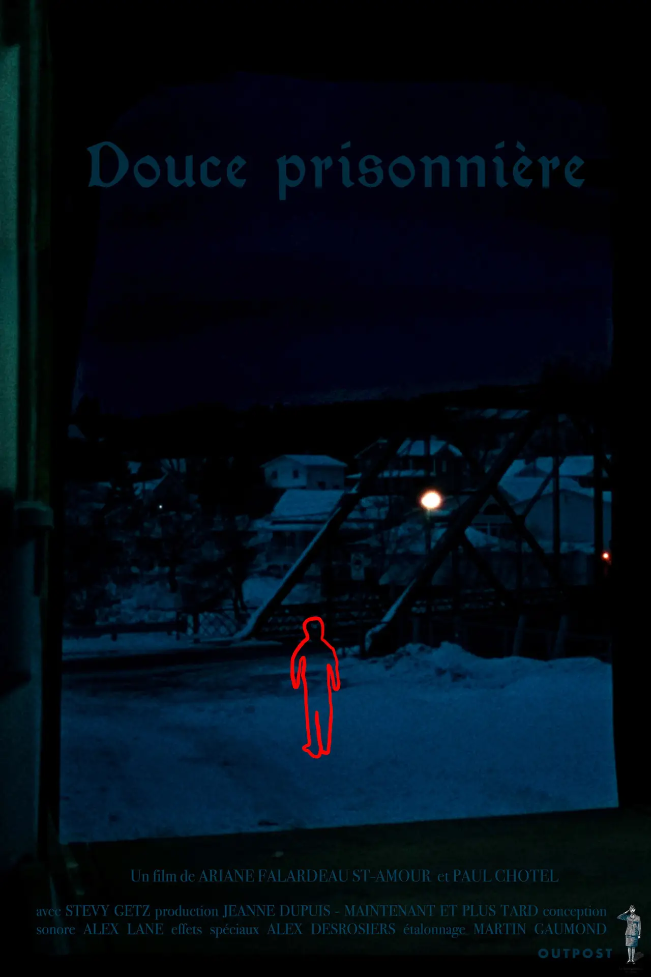 Plakat filmowy "Douce prisonnière"