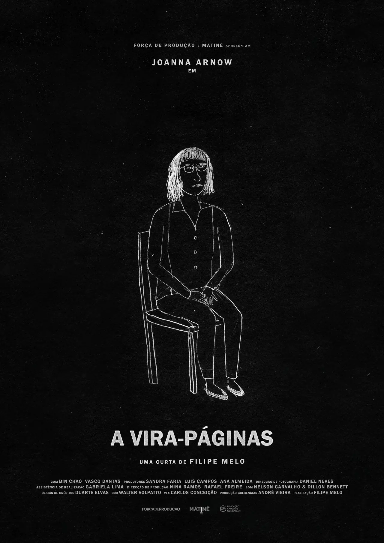 Plakat filmowy "A Vira-Páginas"