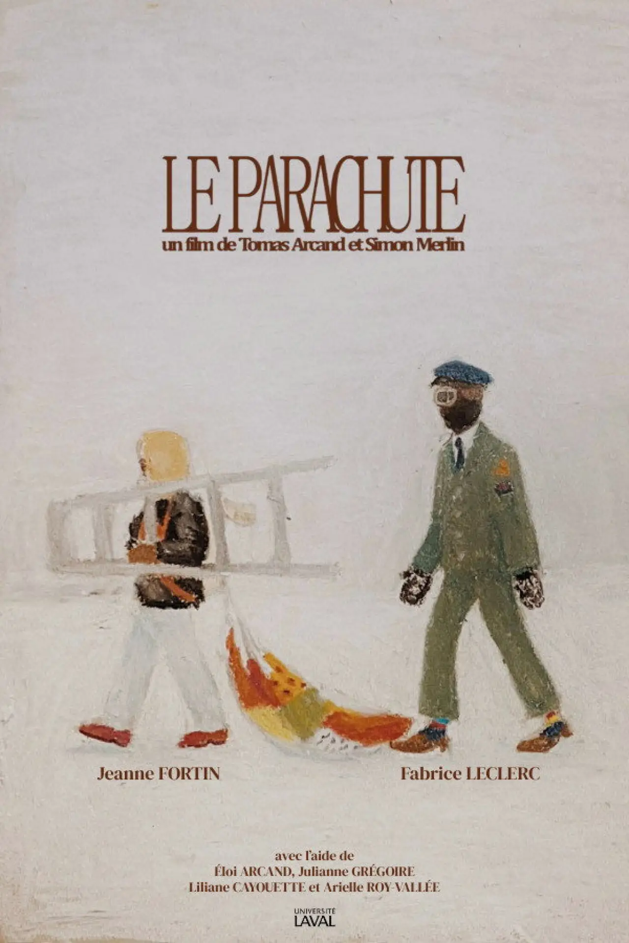 Plakat filmowy "Le Parachute"