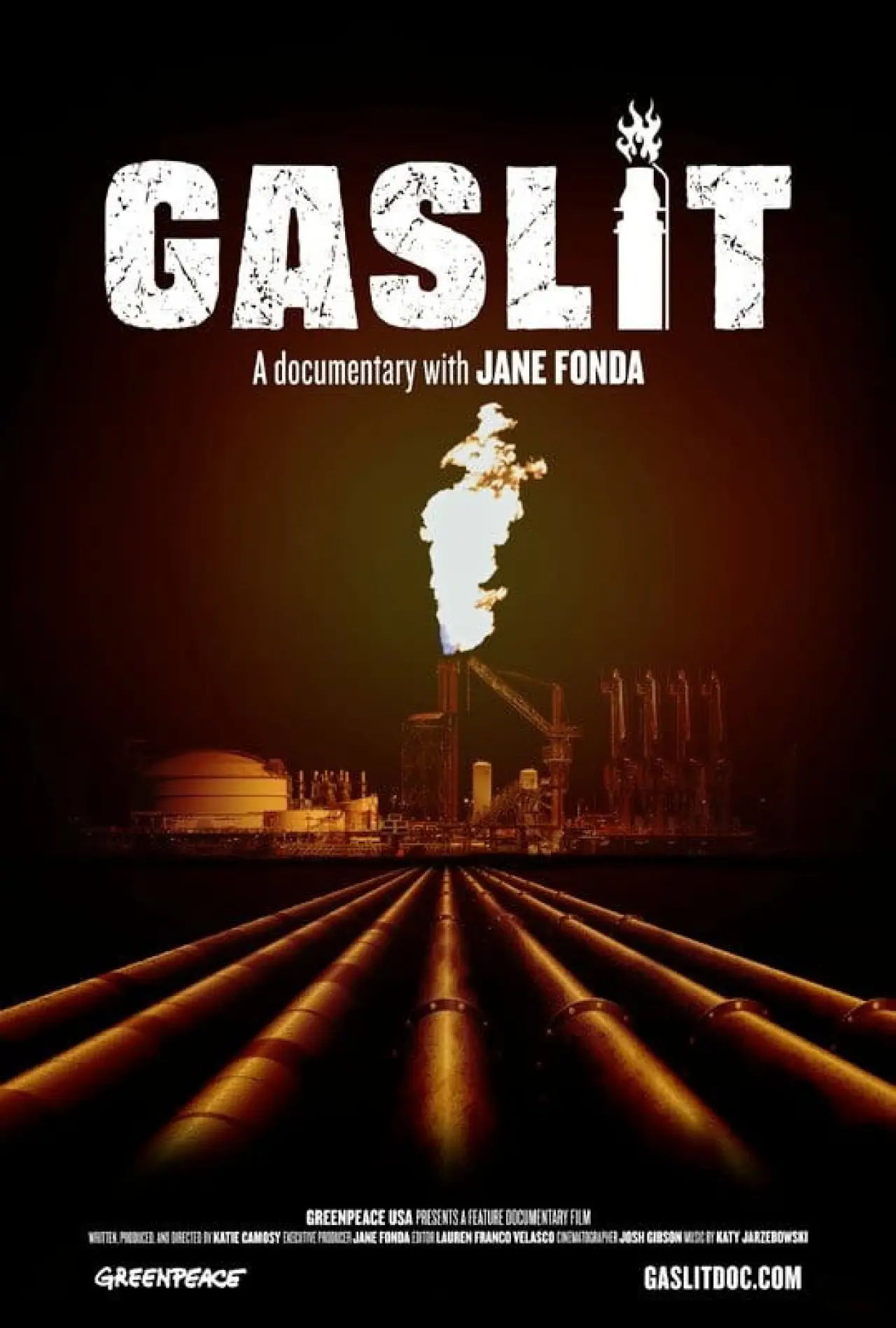 Plakat filmowy "Gaslit"