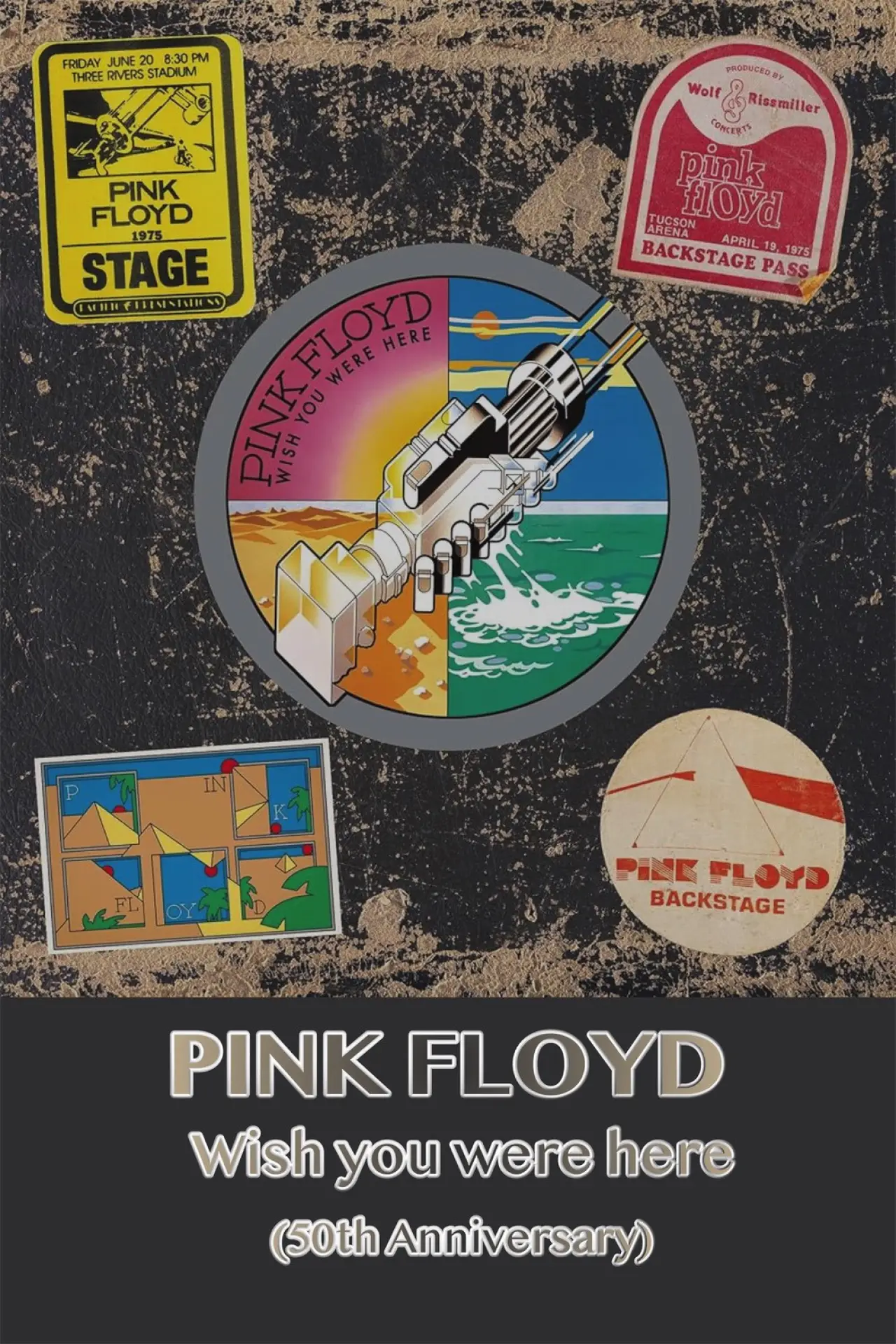 Plakat filmowy "Pink Floyd: Wish You Were Here (50th Anniversary)"