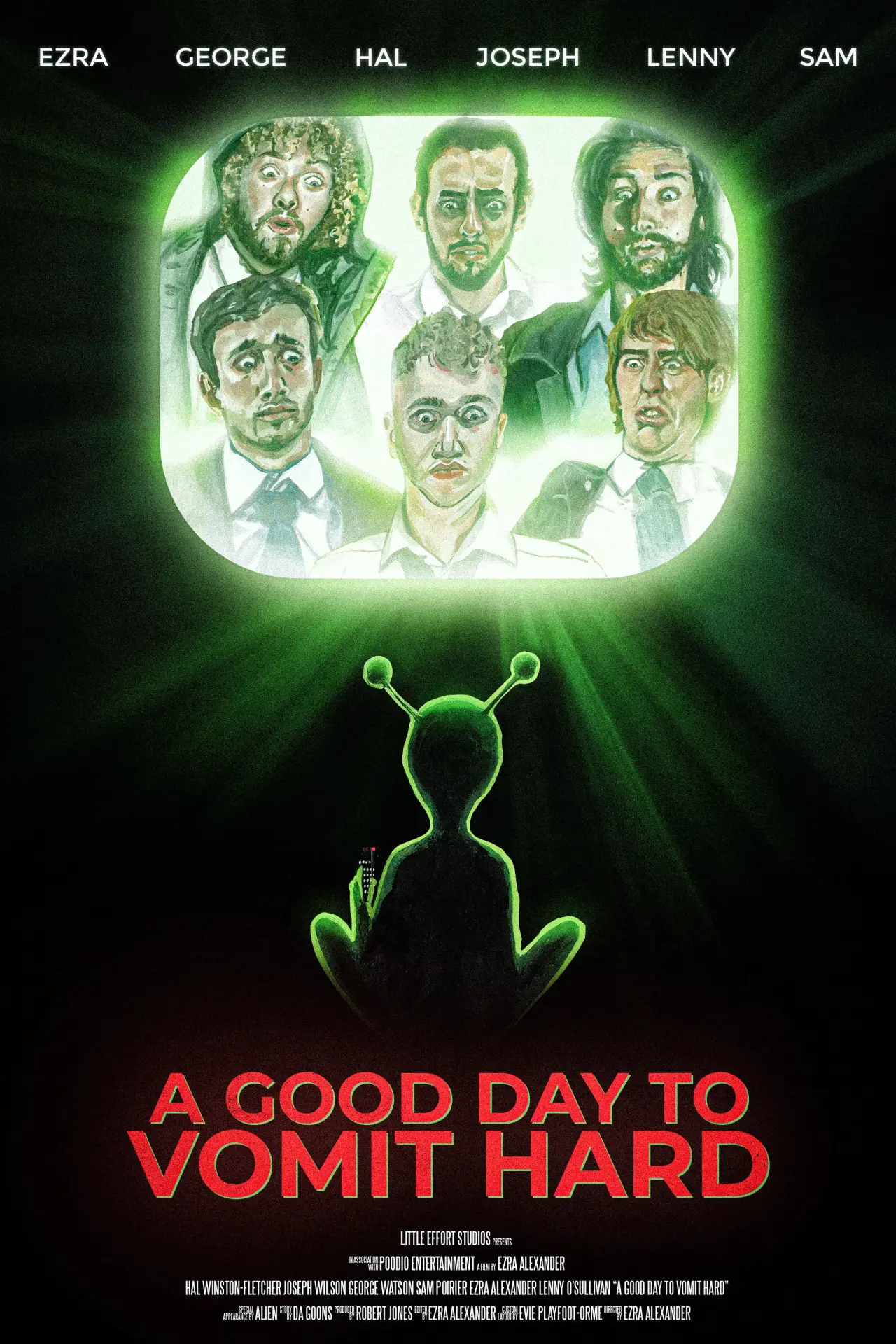 Plakat filmowy "A GOOD DAY TO VOMIT HARD"