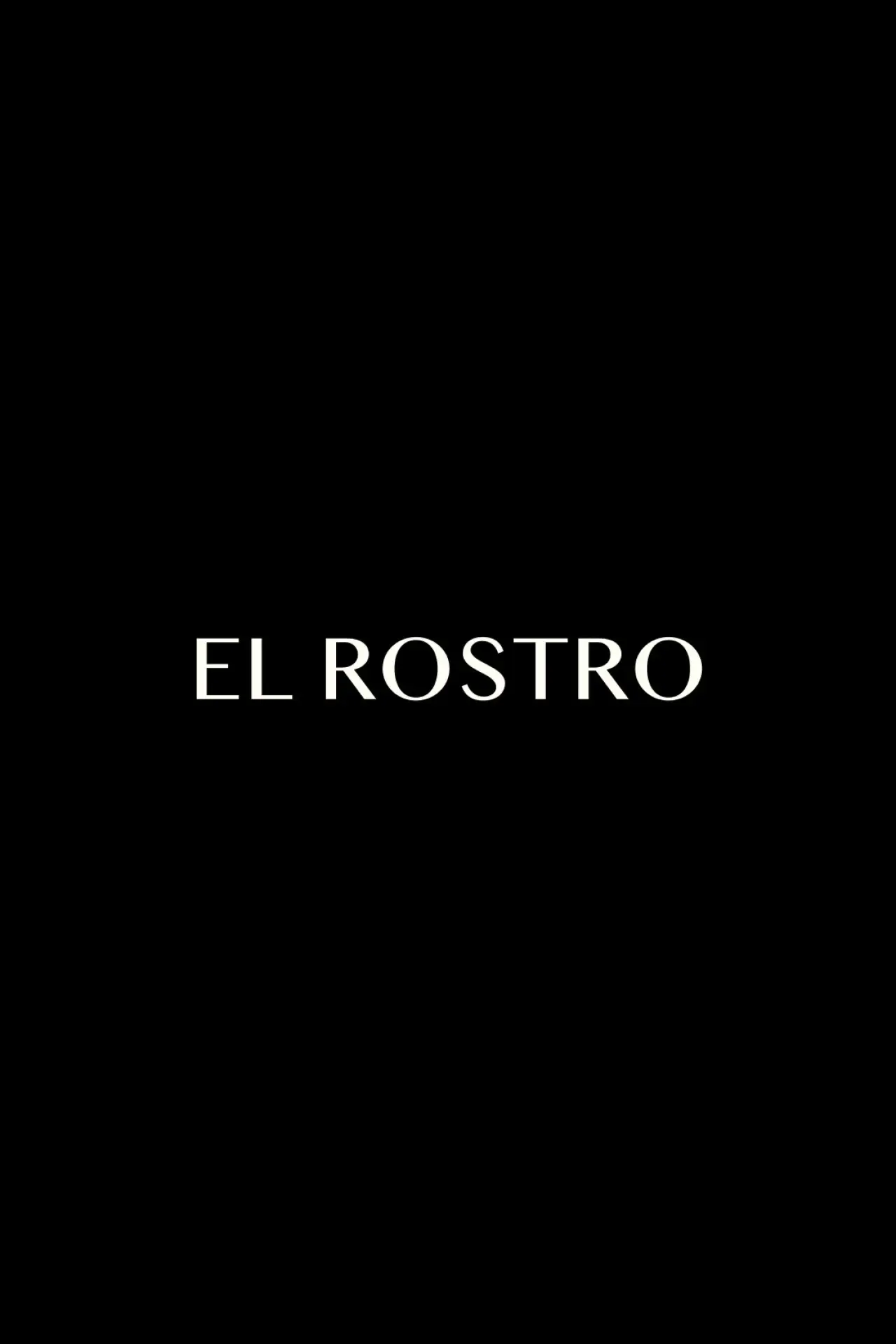Plakat filmowy "El Rostro"