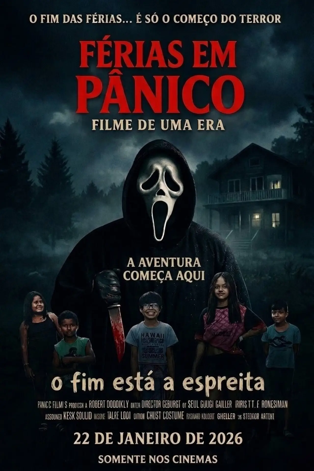 Plakat filmowy "Férias em Pânico (A aventura começa aqui)"
