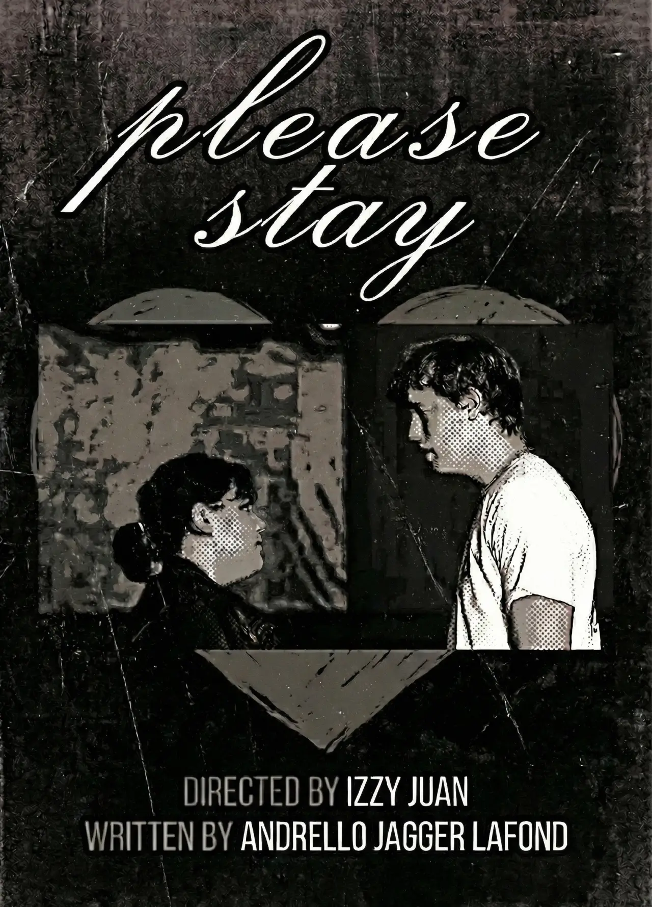 Plakat filmowy "Please Stay"