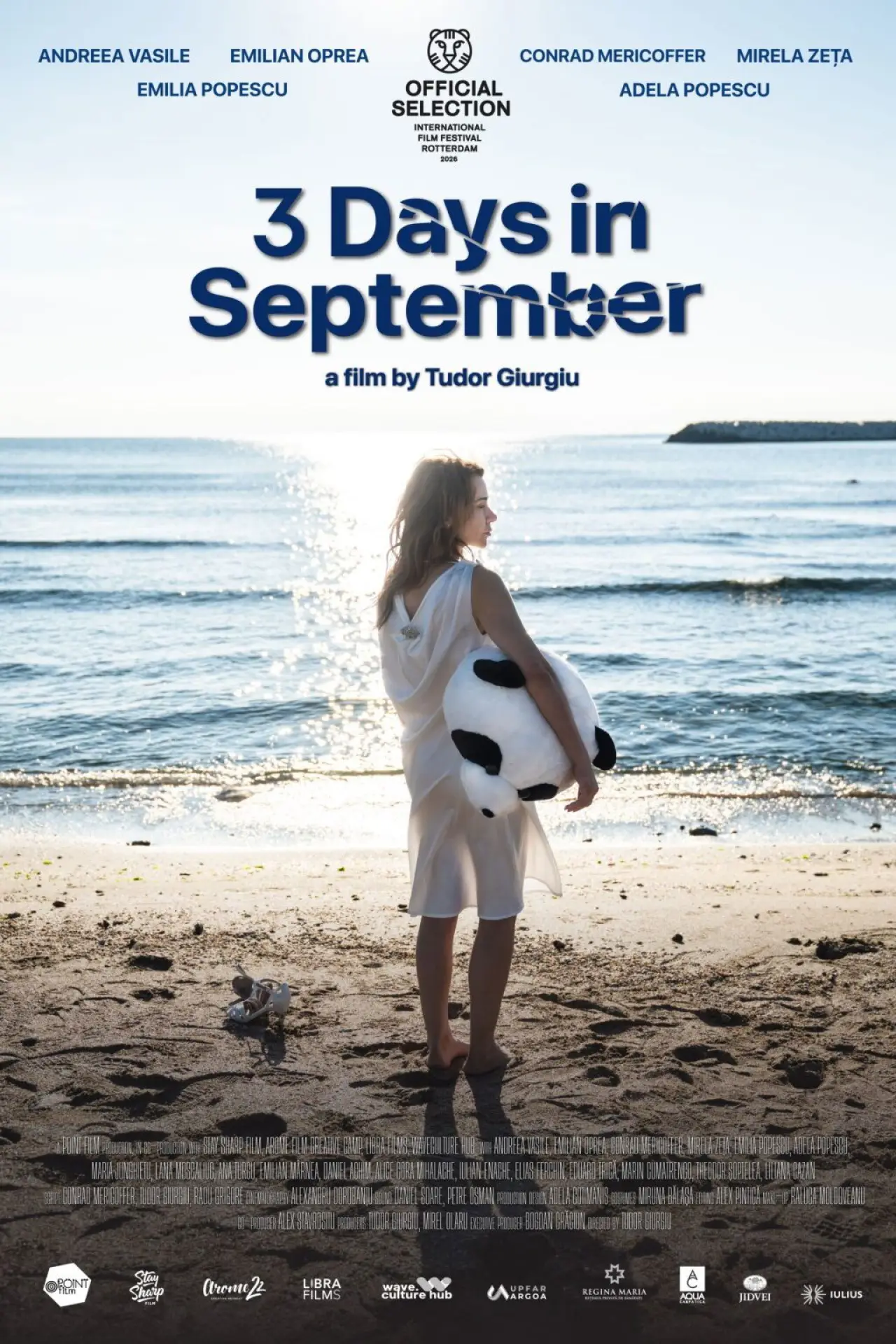 Plakat filmowy "3 zile în septembrie"