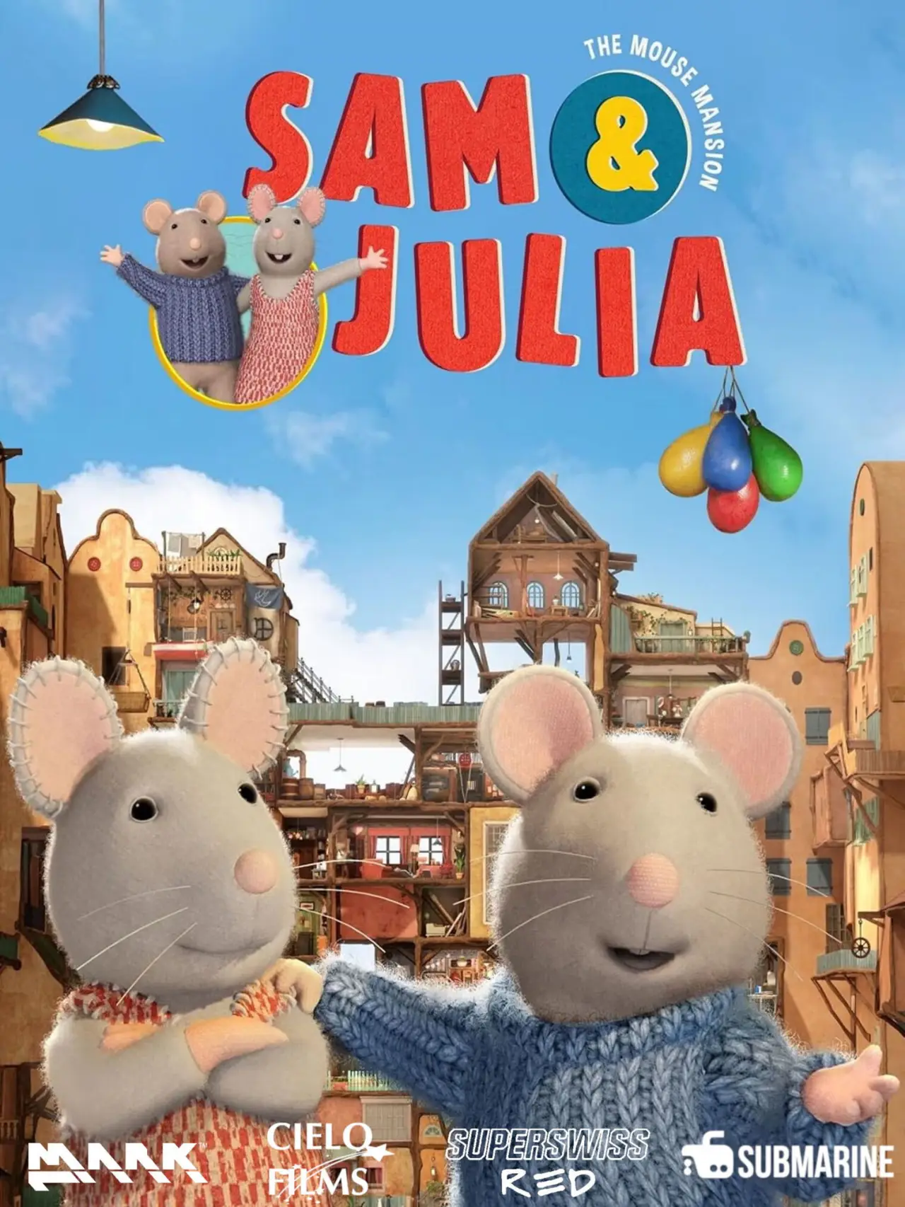 Plakat filmowy "Sam & Julia - The Mouse Mansion"