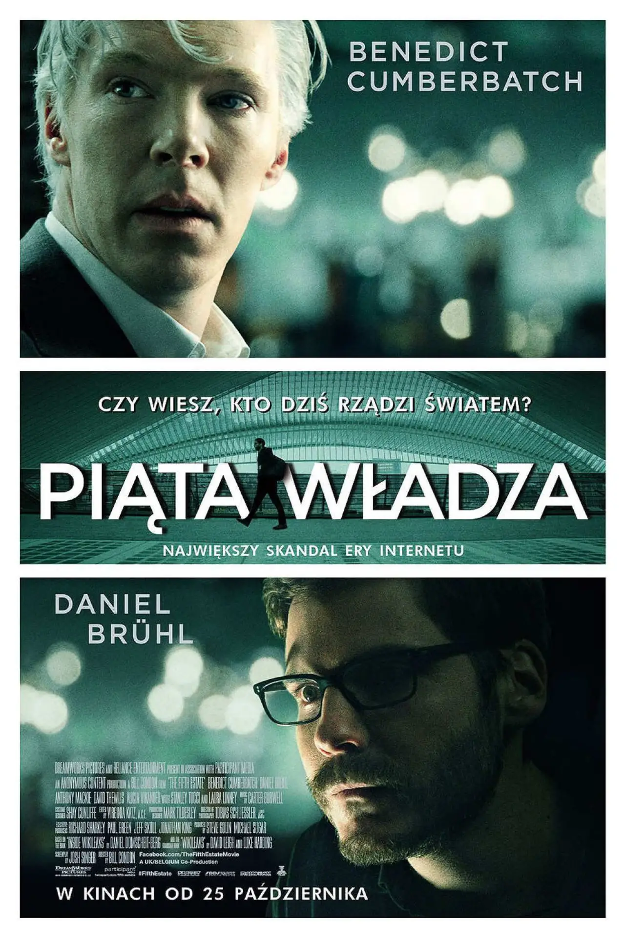 Plakat filmowy "Piąta władza"
