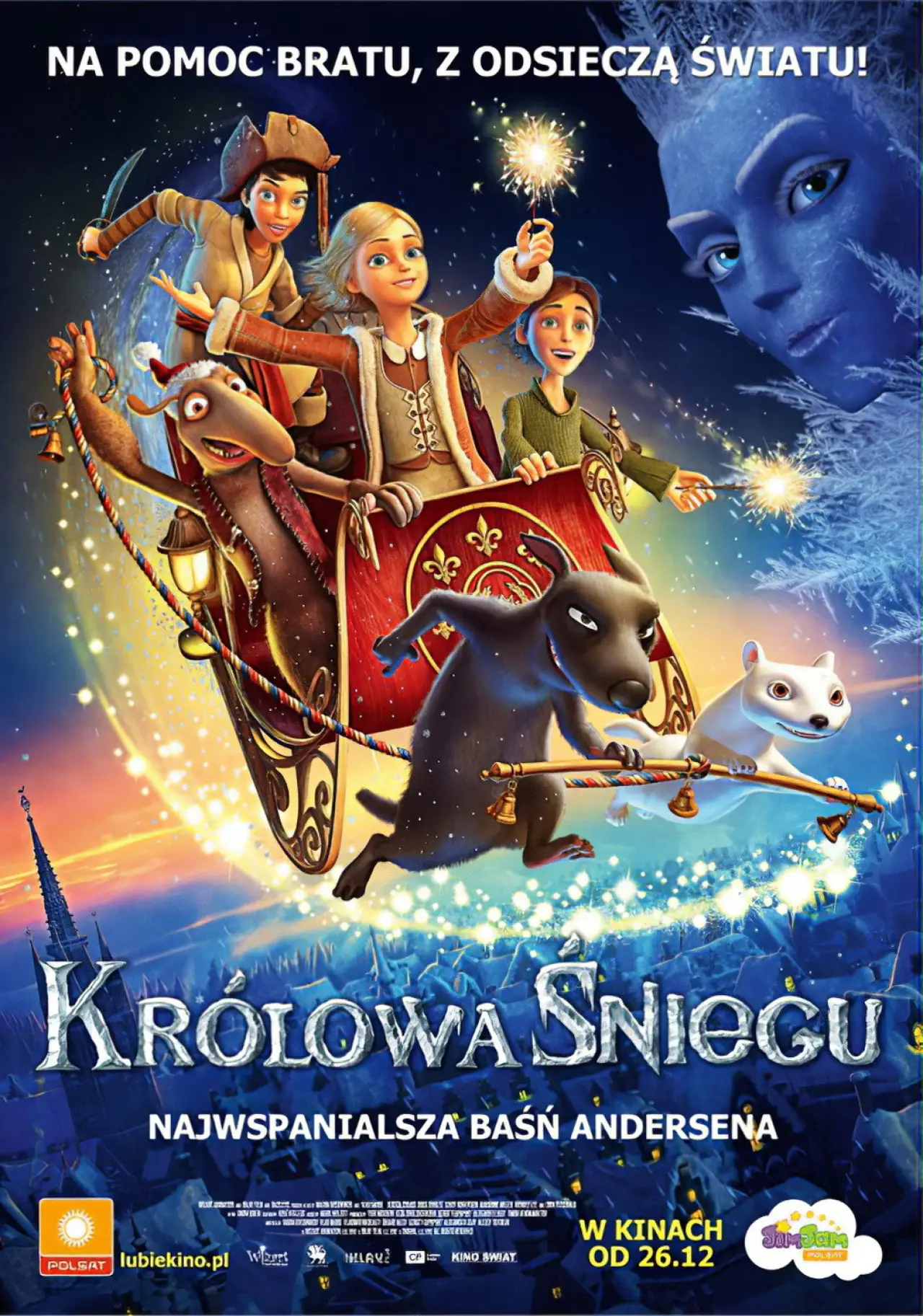 Plakat filmowy "Królowa Śniegu"