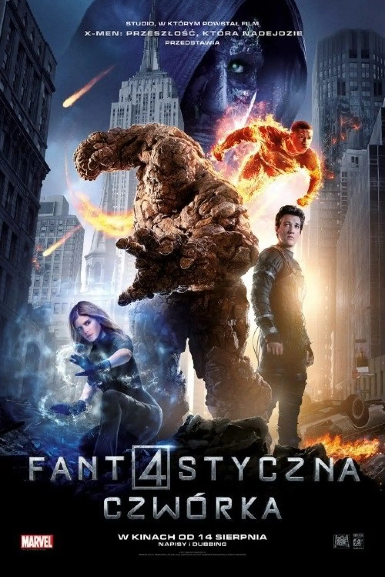 Plakat filmowy "Fantastyczna Czwórka"