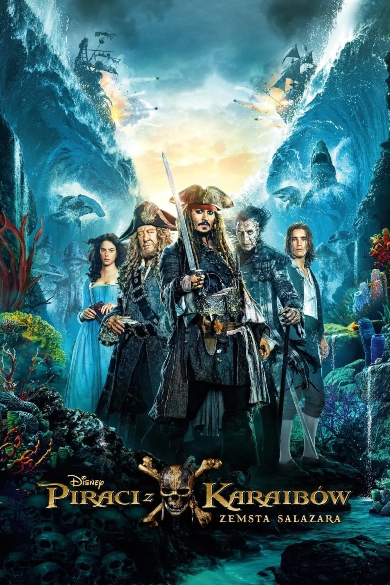 Plakat filmowy "Piraci z Karaibów. Zemsta Salazara"