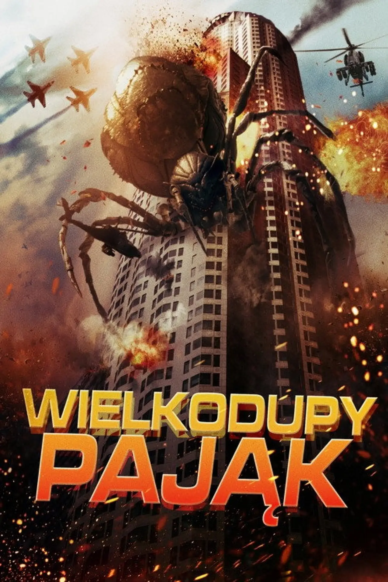 Plakat filmowy "Wielkodupy pająk"