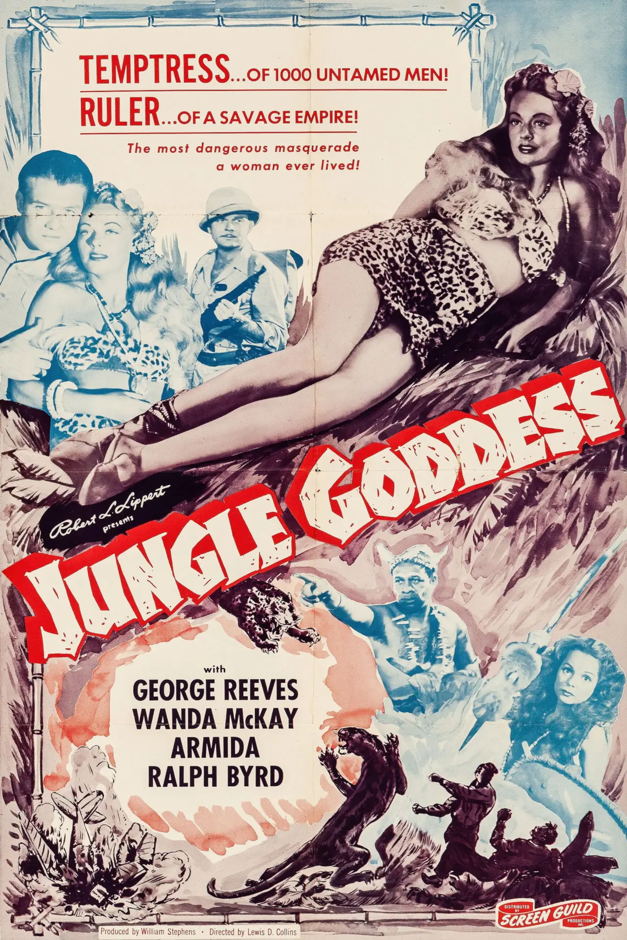 Plakat filmowy "Jungle Goddess"