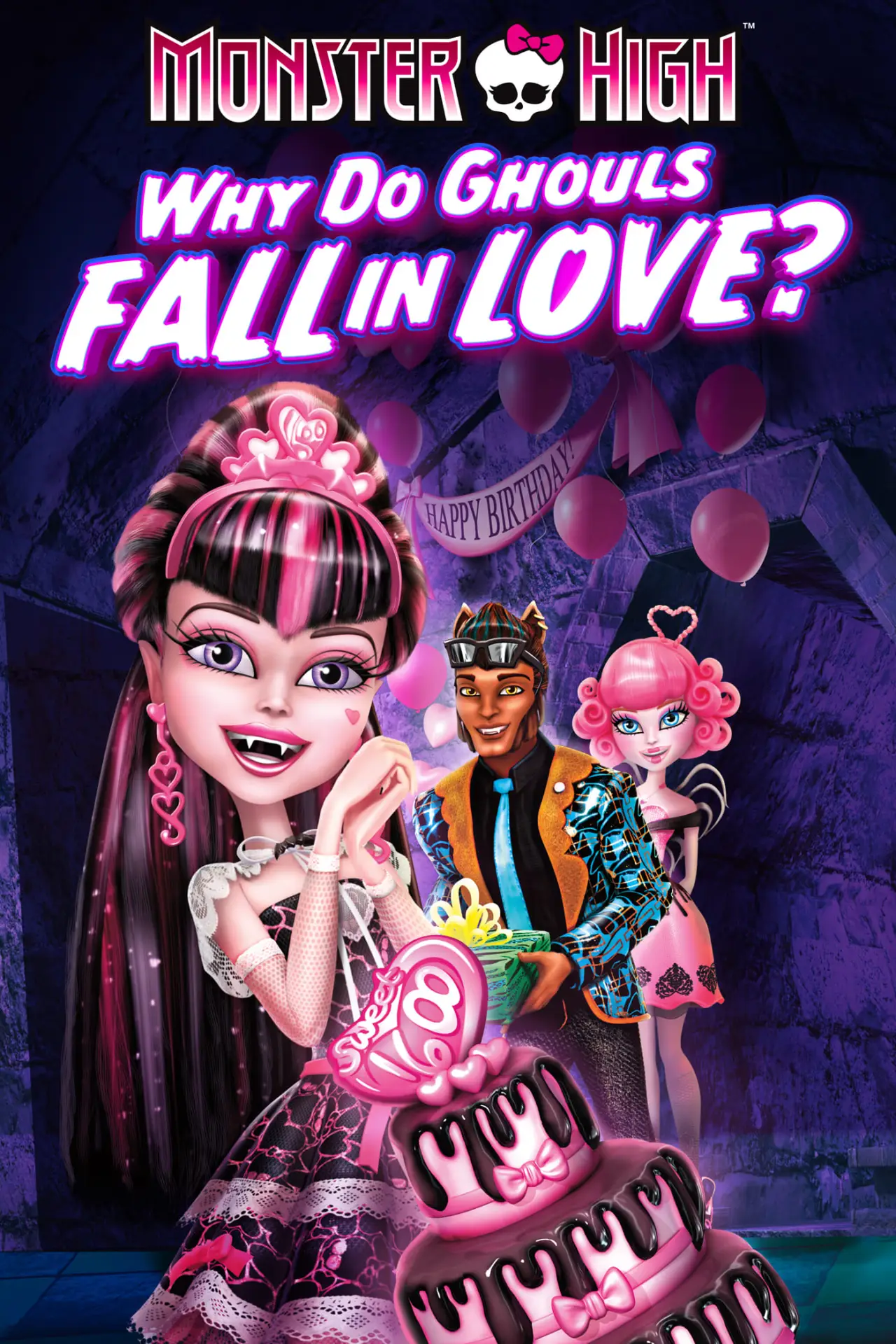 Plakat filmowy "Monster High: Upiorna siła miłości"
