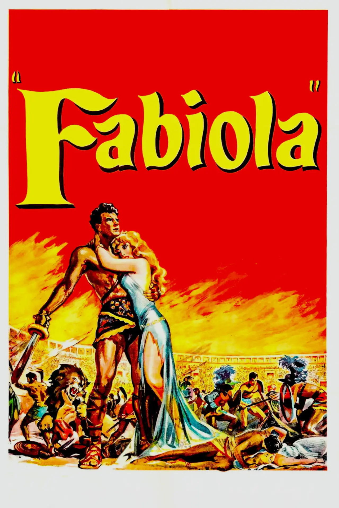 Plakat filmowy "Fabiola"