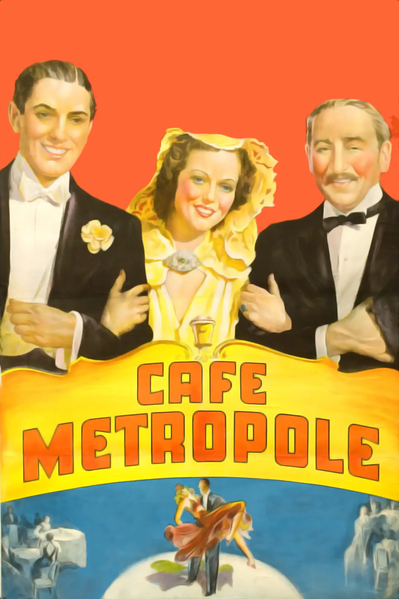 Plakat filmowy "Café Metropole"