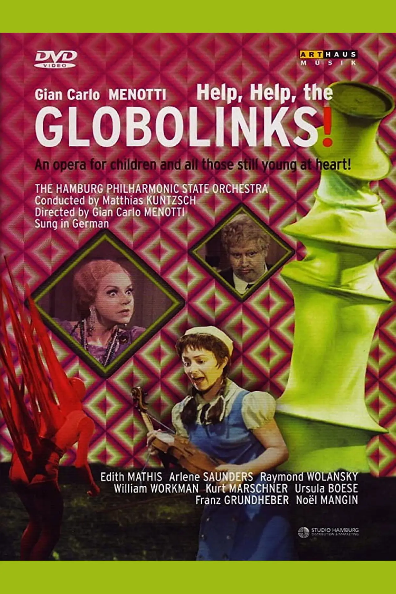 Plakat filmowy "Hilfe, Hilfe, die Globolinks!"