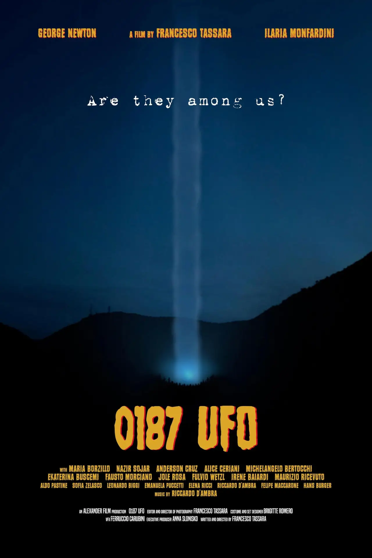Plakat filmowy "0187 UFO"